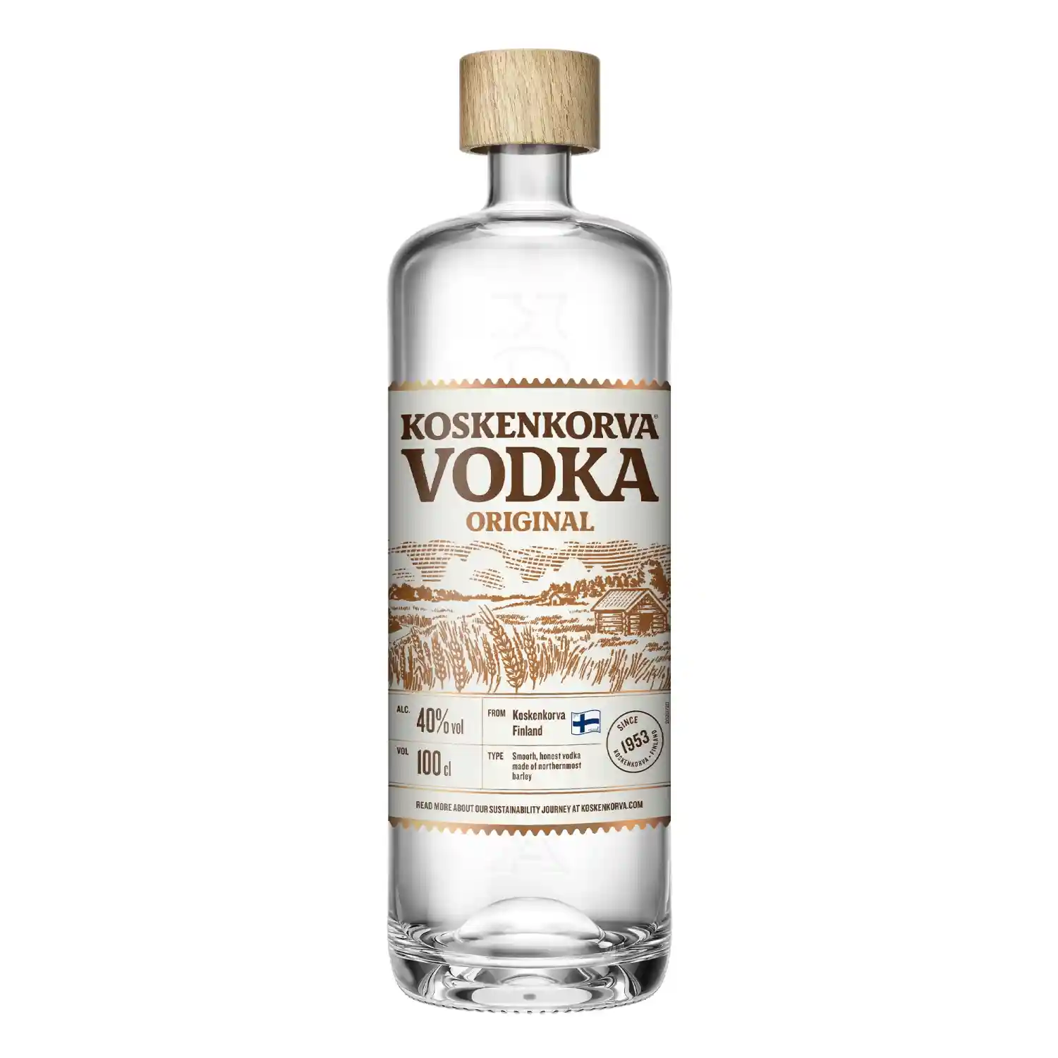 KOSKENKORVA VODKA ORIGINAL, 40%, 1 l