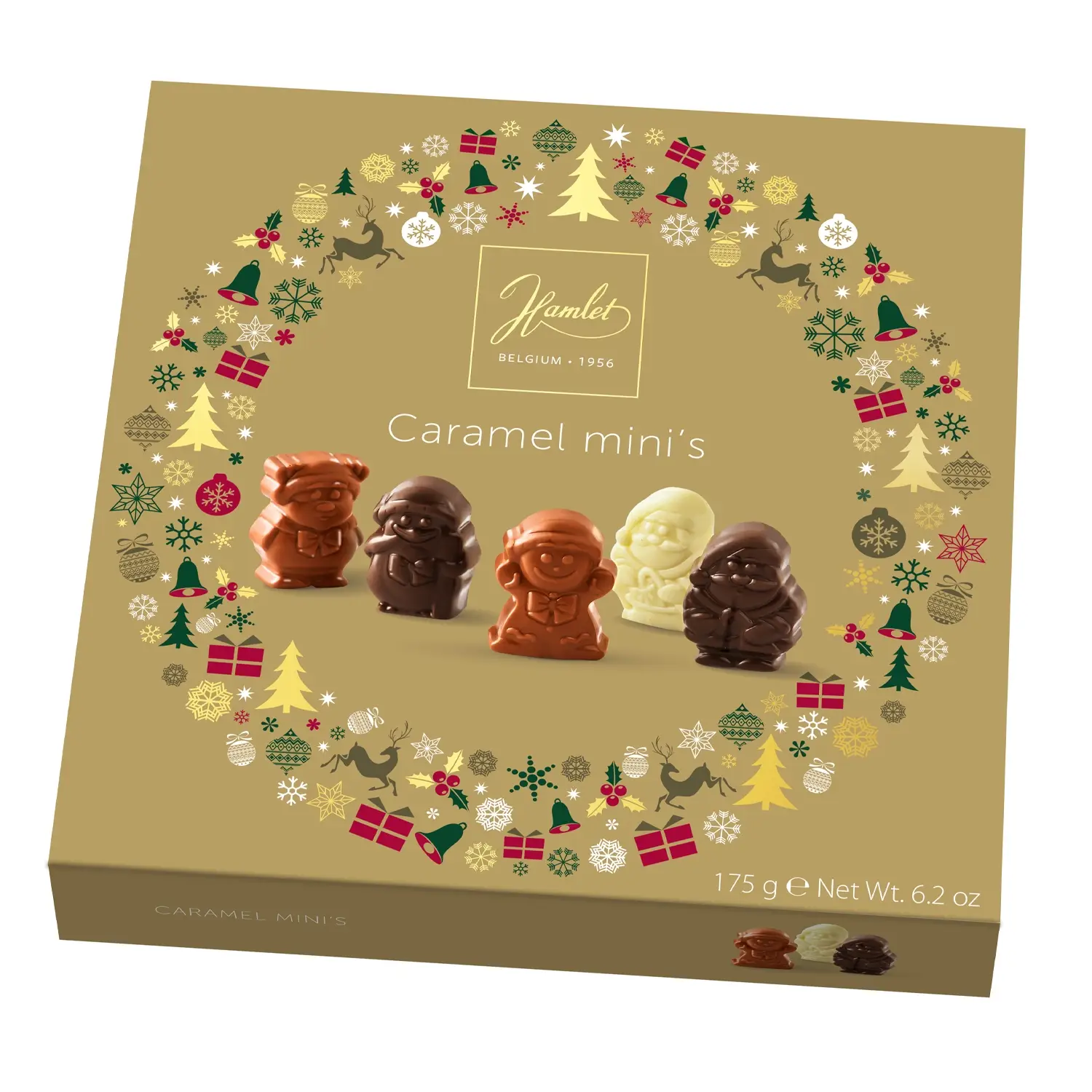 Šokolāde Hamlet Caramel mini ziema 175g