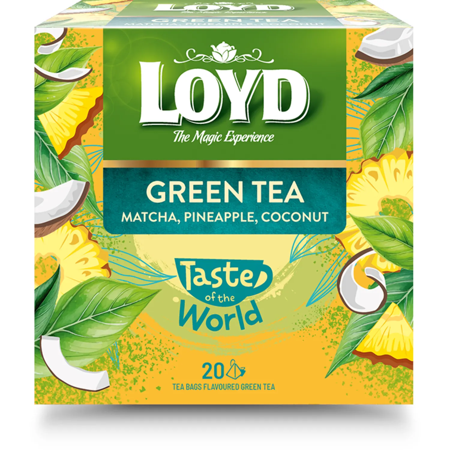 Žal. arbata LOYD MATCHA su an. ir kok. 30 g