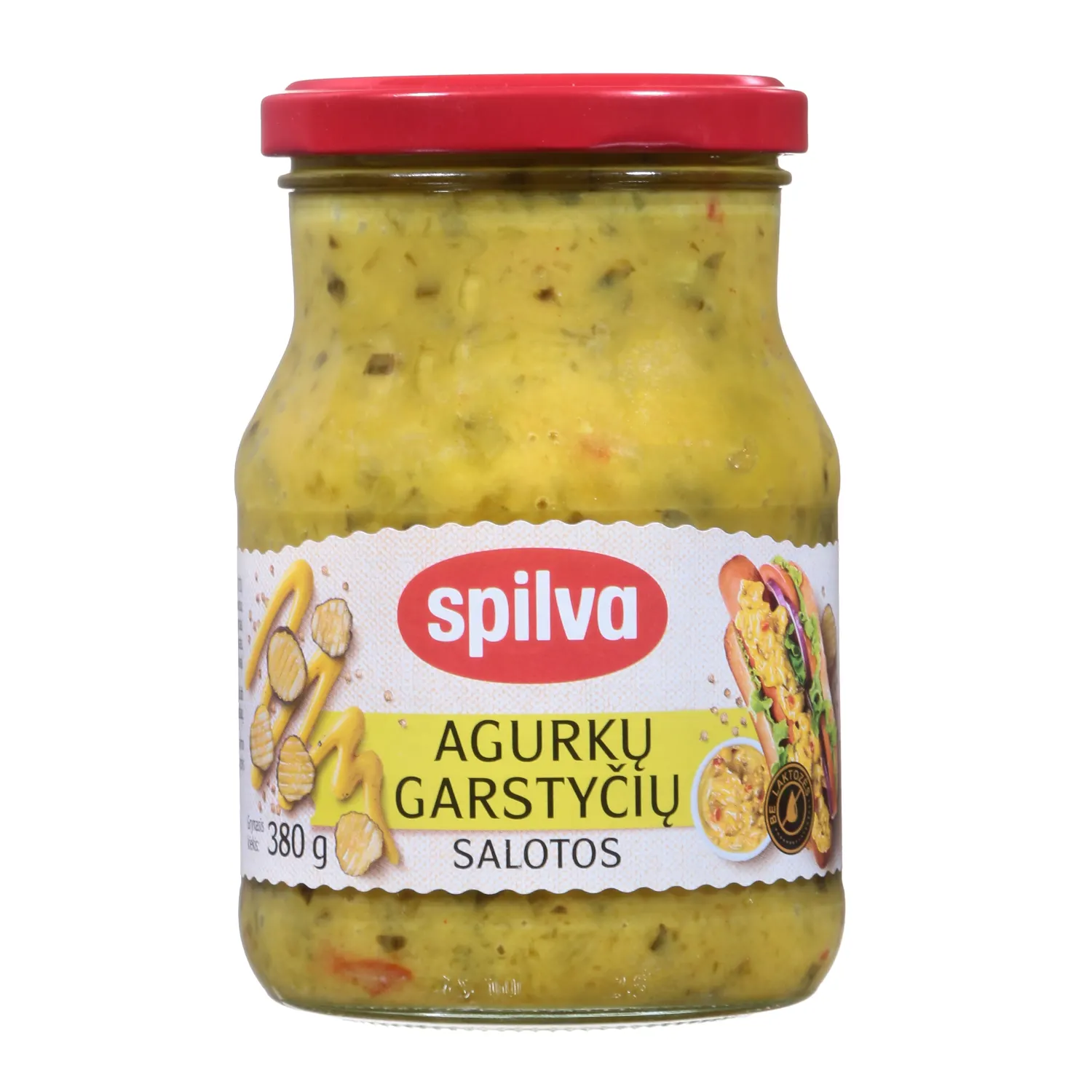 Agurkų - garstyčių salotos SPILVA, 380 g
