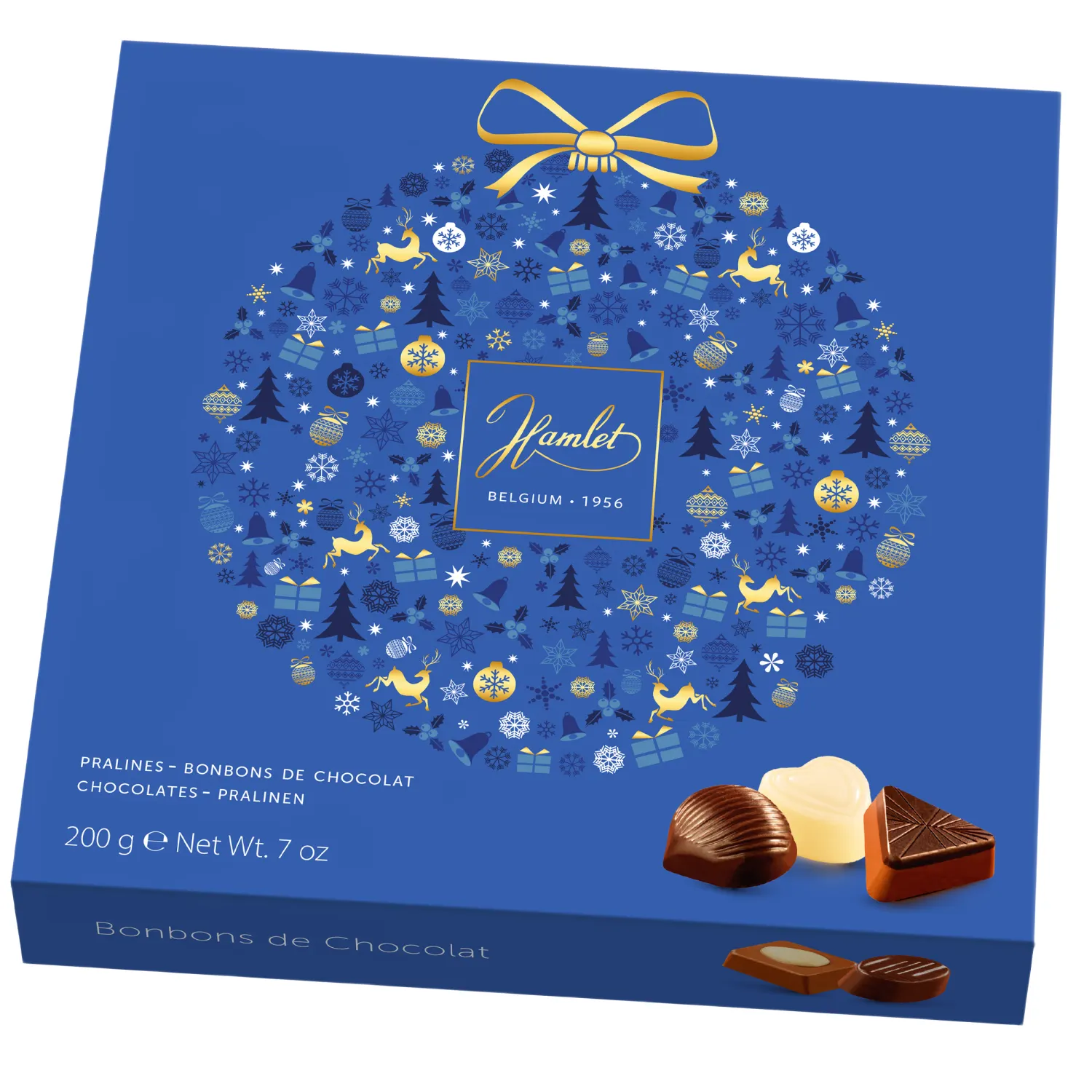 Šok.kompvekk. assortii Jõulupall Hamlet 200g
