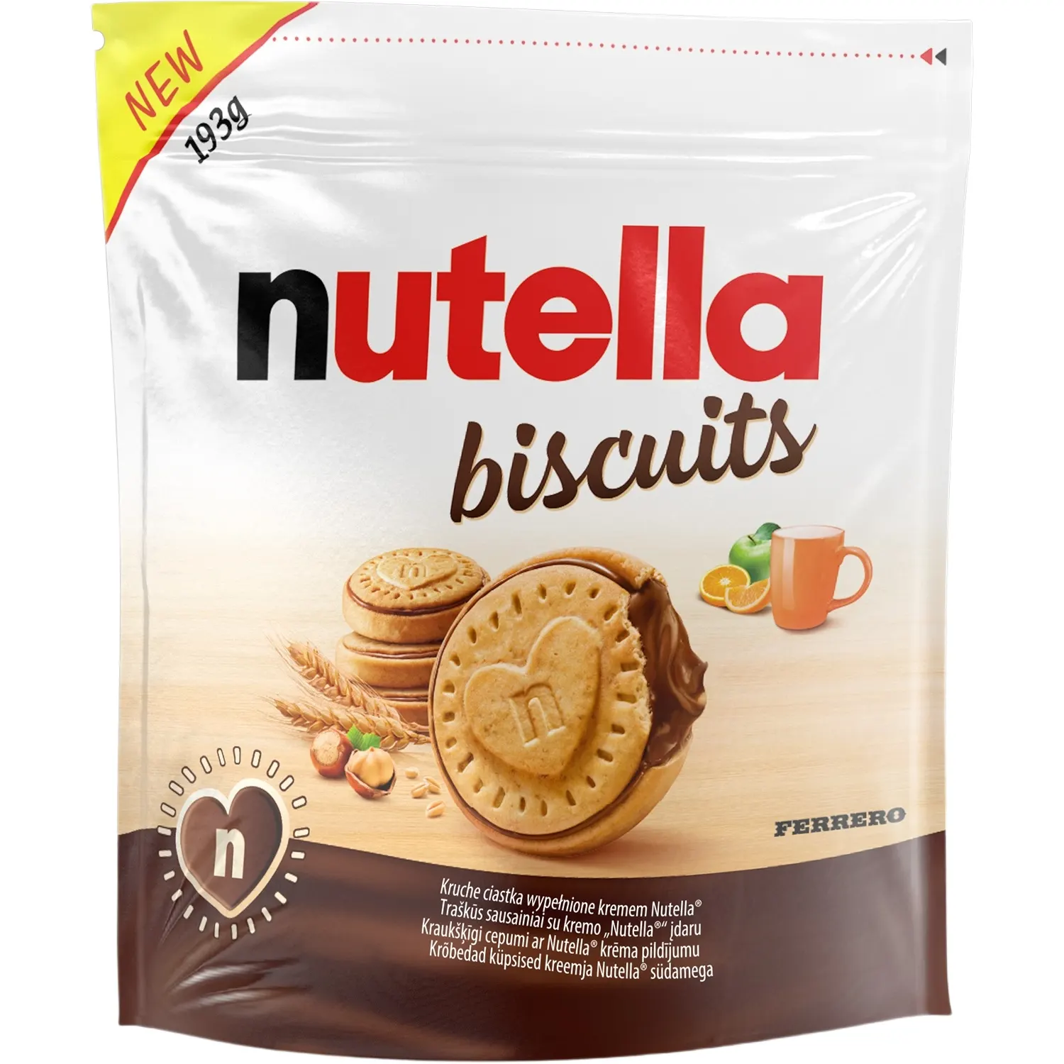 Küpsised šokolaadi-pähklikreemi. Nutella 193g