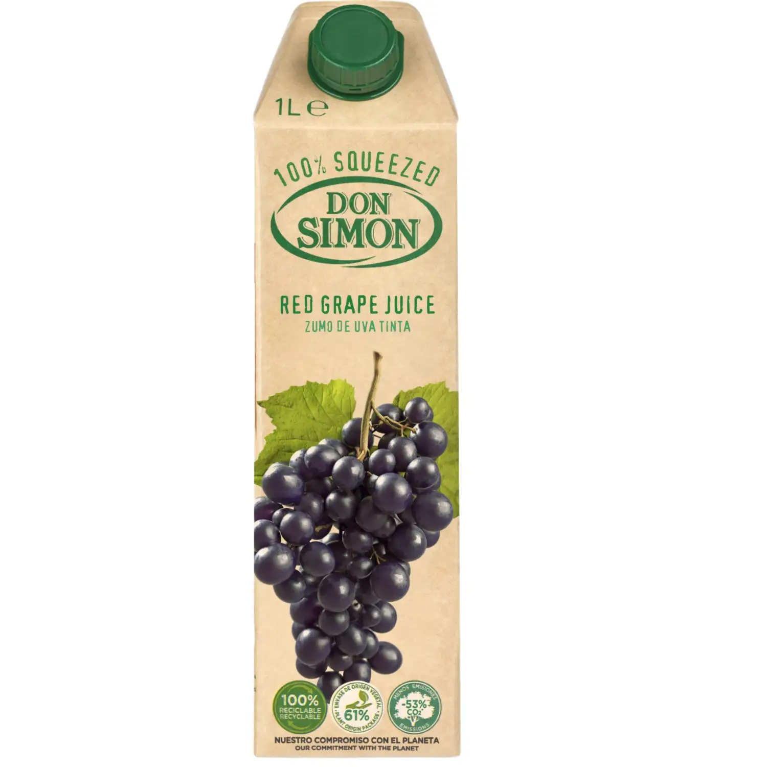 Punase viinamarja mahl Don Simon 100% 1l