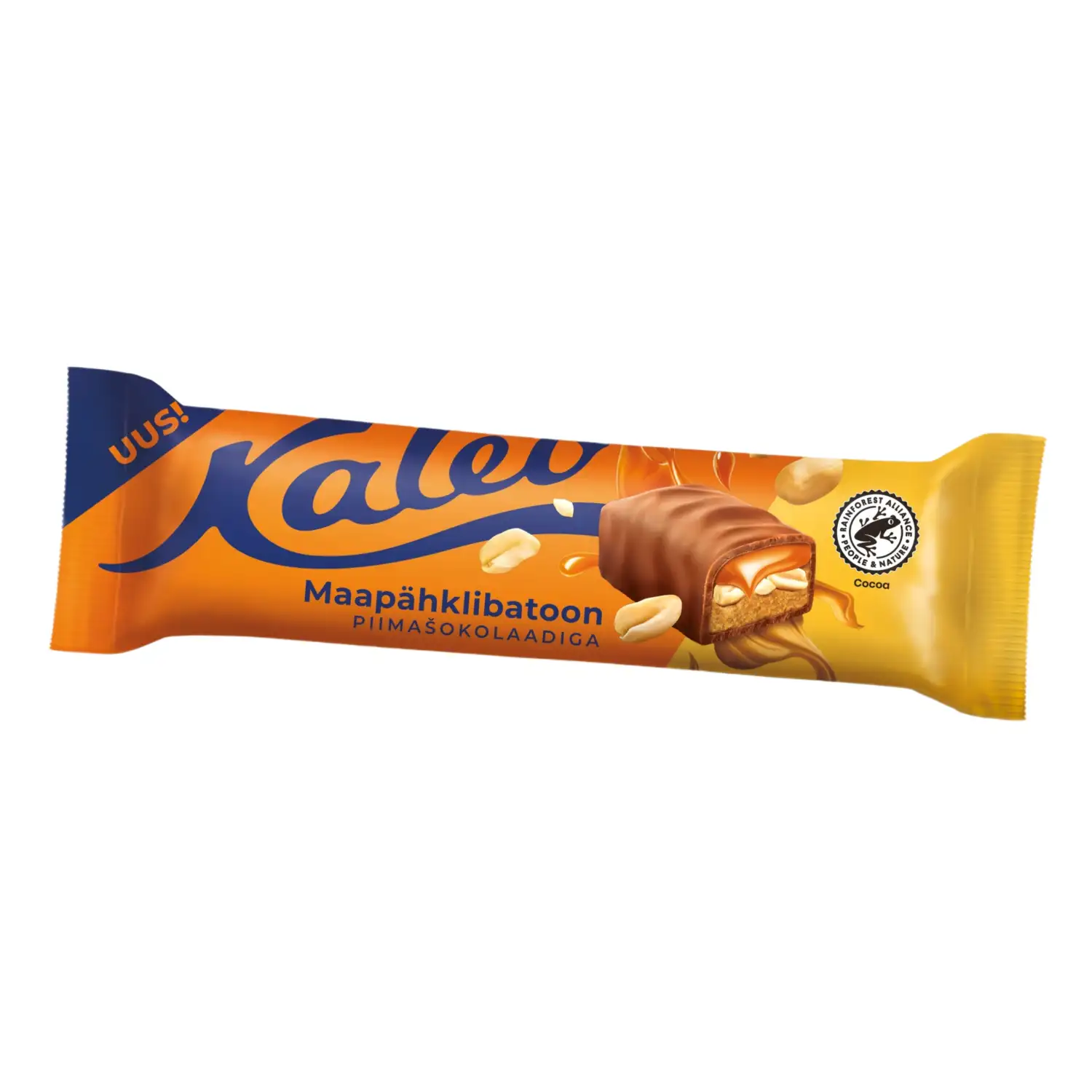 Batoon maapähkliga šokolaadis Kalev 50g