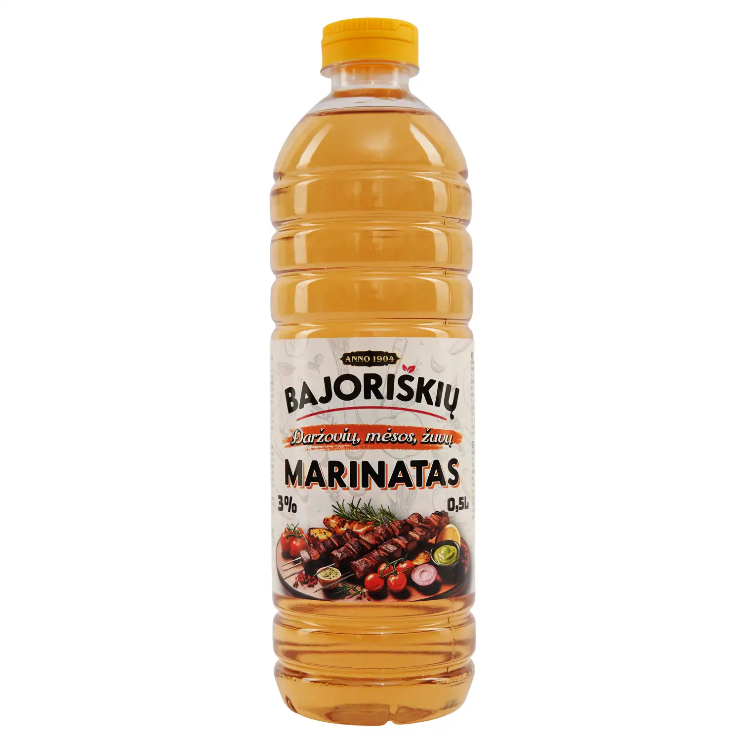 Marinatas BAJORIŠKIŲ, 3 %, 0,5 l