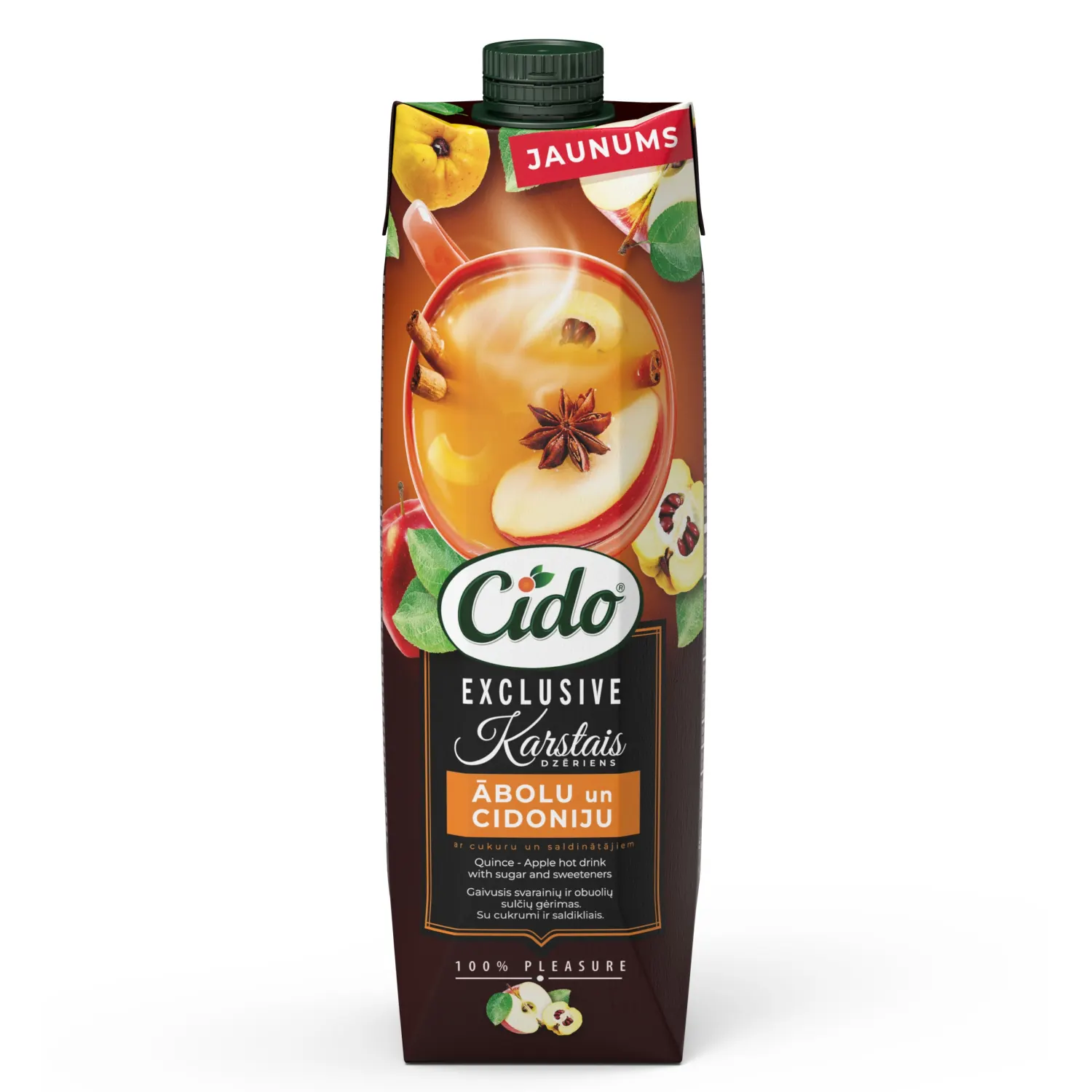 Karstais dzēriens Cido ābolu, cidoniju 1l