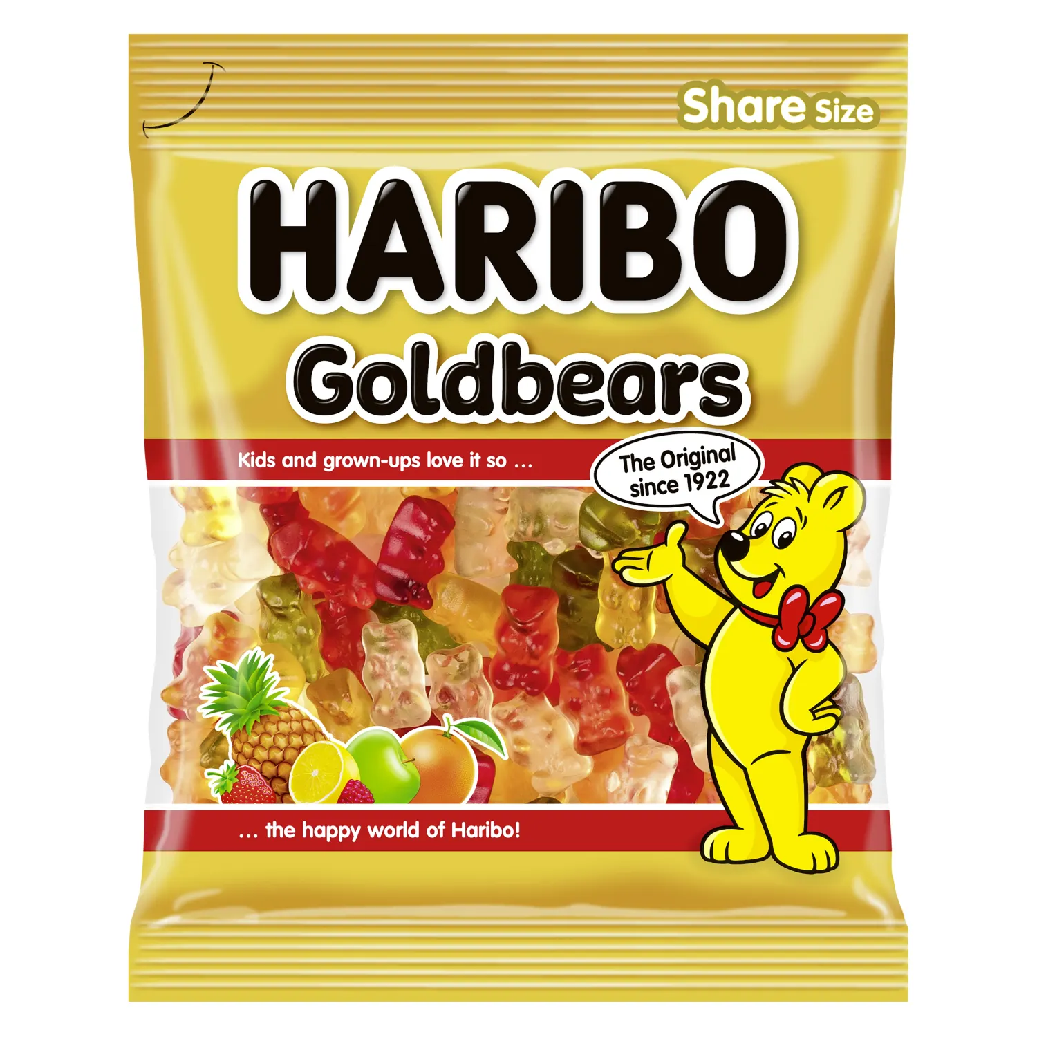 Želė saldainiai HARIBO GOLDBEARS, 175 g