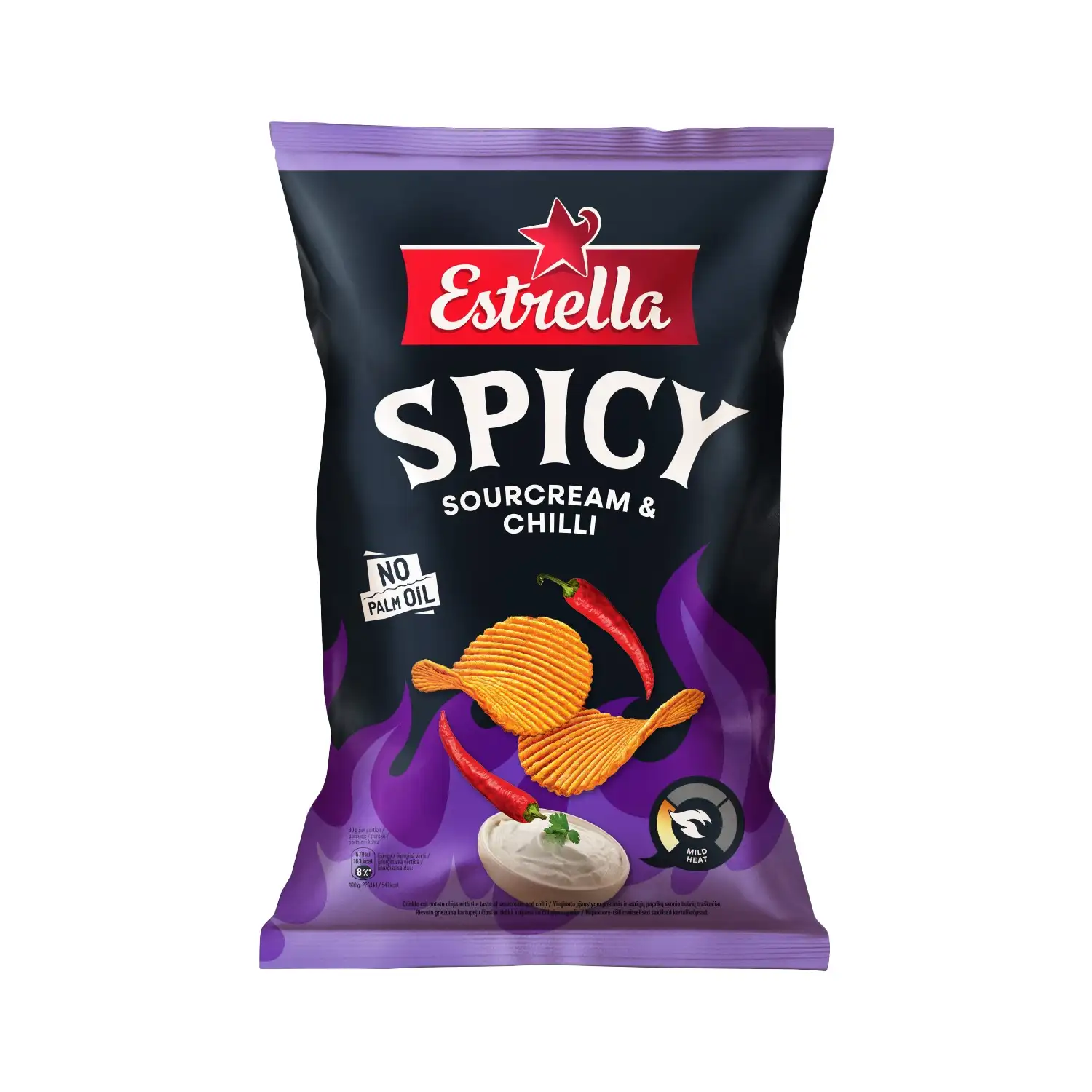 Kartulikrõpsud hapukoore-tšilli Estrella 115g