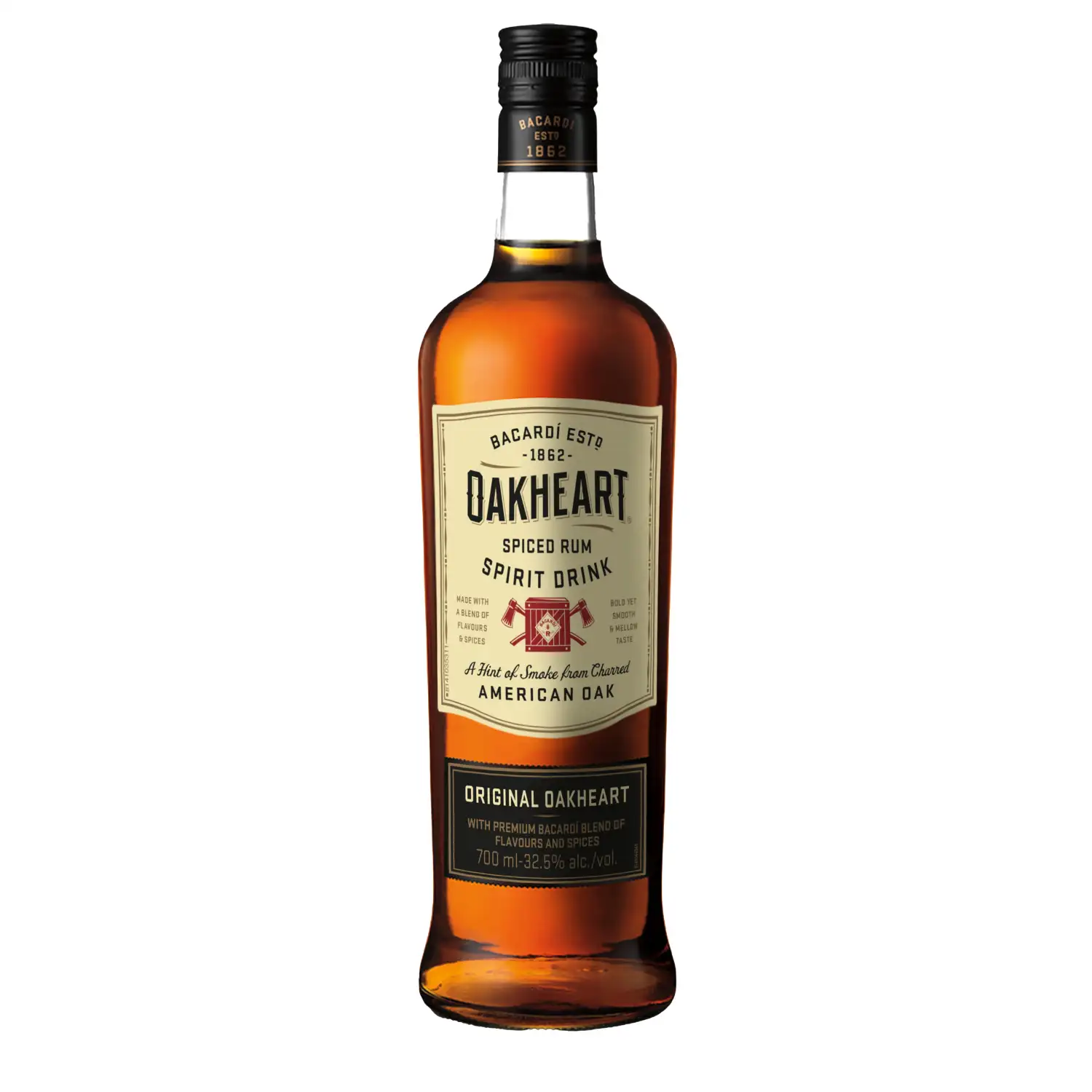 Spir. gėrimas OAKHEART SPICED, 32,5 %, 0,7 l