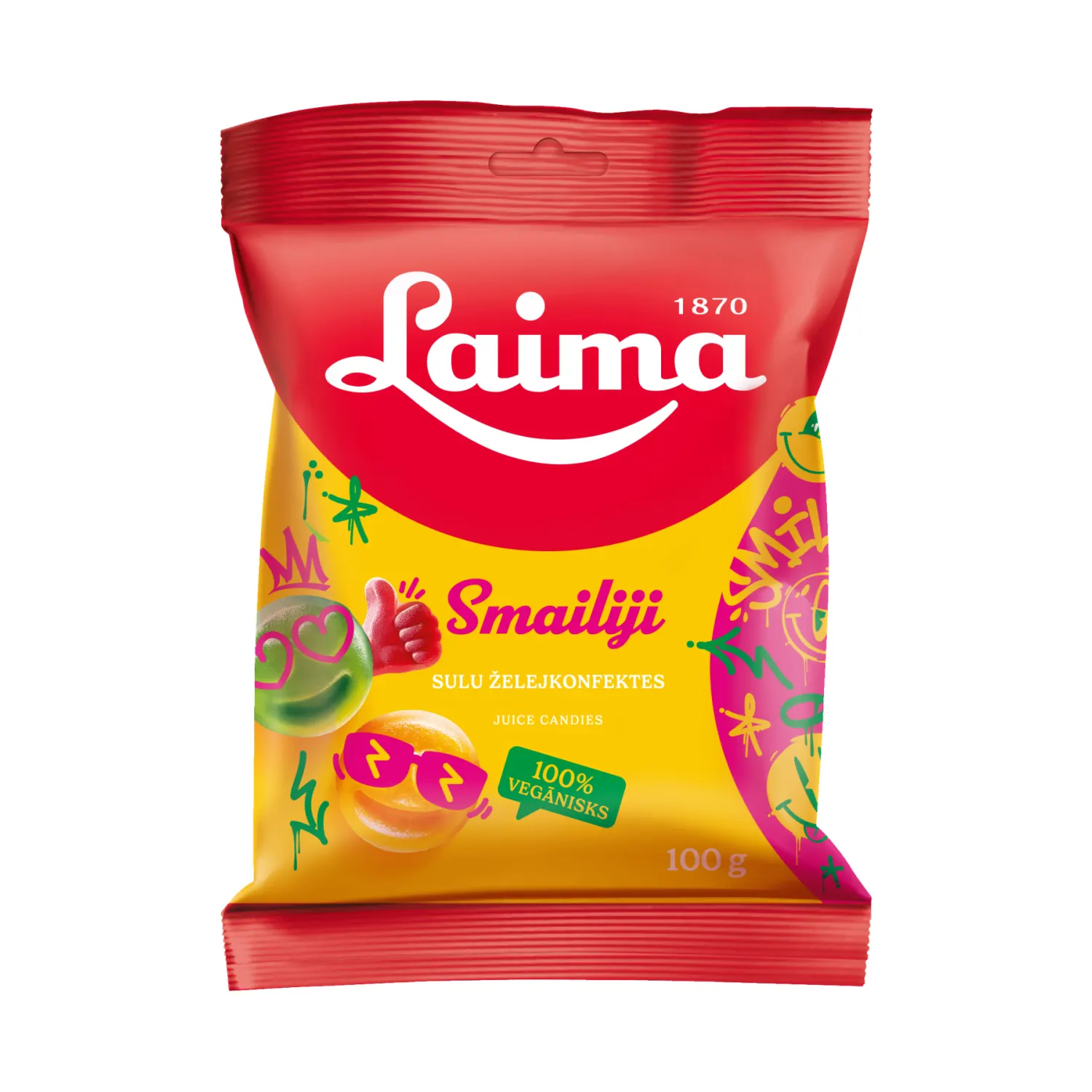 Želejkonfektes Laima Smailiji 100g