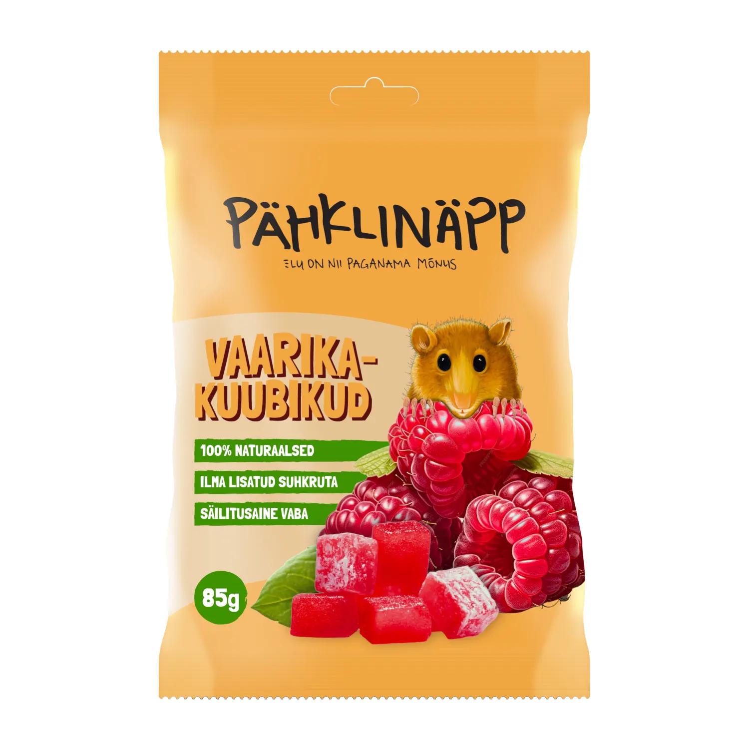 Vaarikakuubikud Pähklinäpp 85g