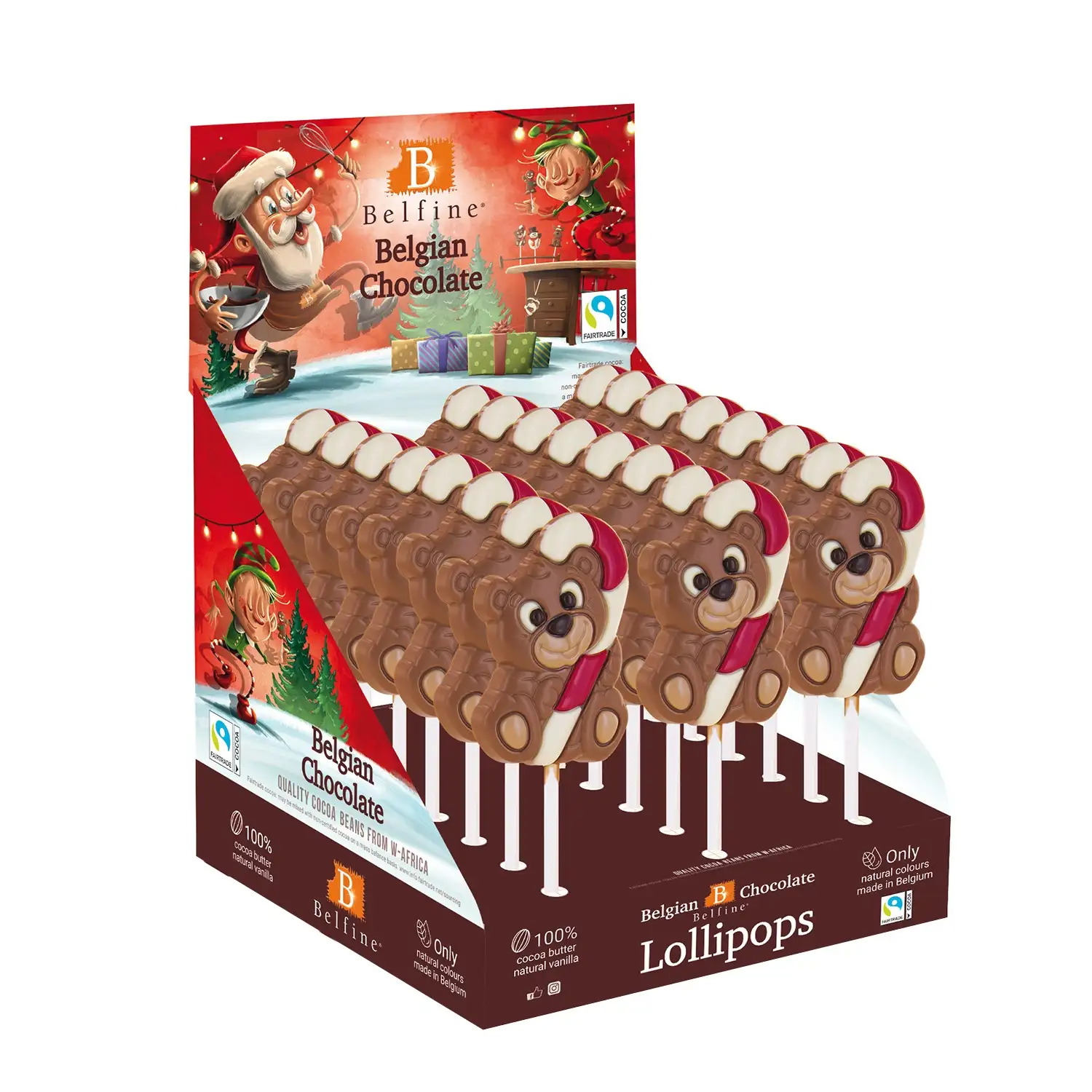 Piena šokolāde Belfine Bear Raphael 25g