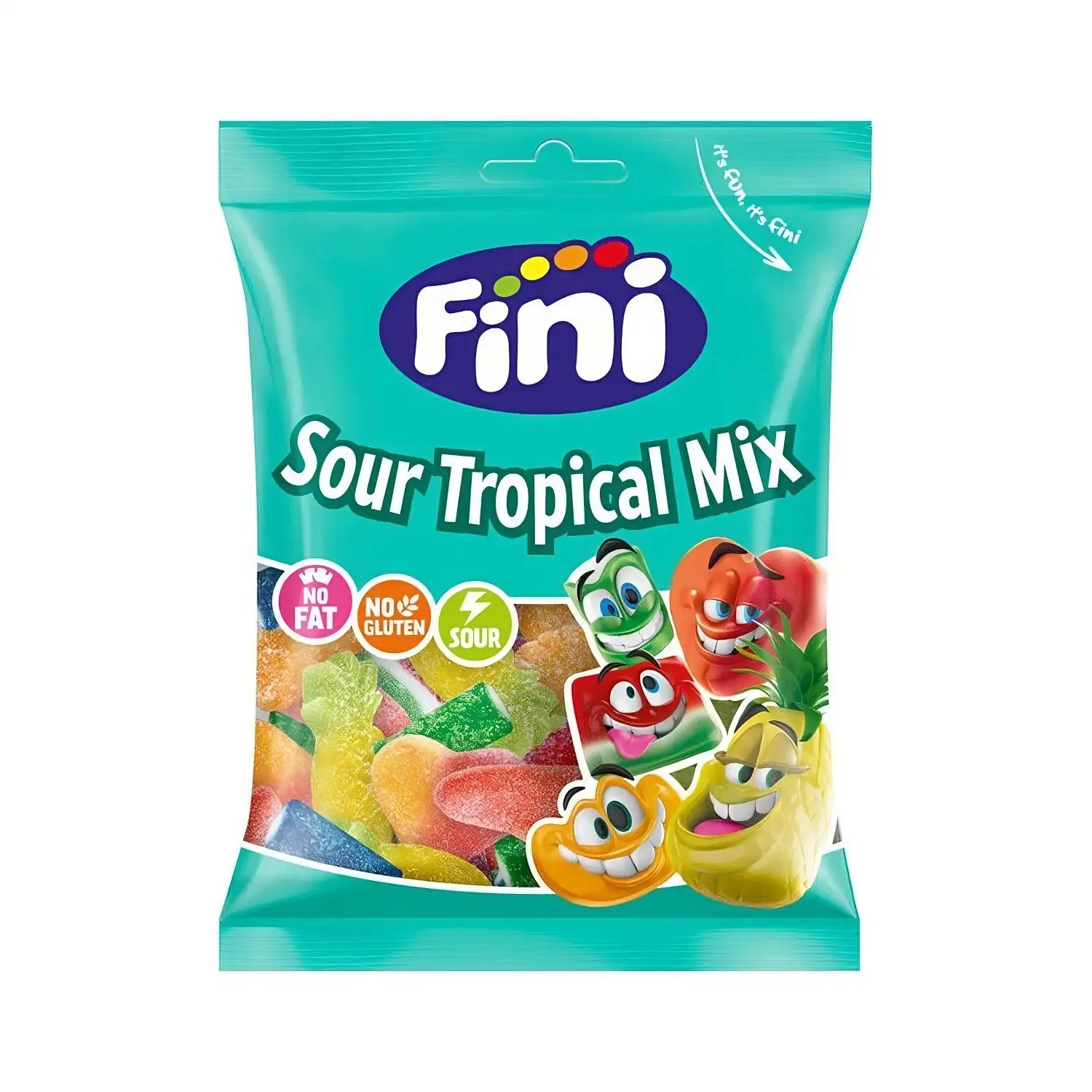 Kummikommid hapud Fini Troopiline Mix 90g