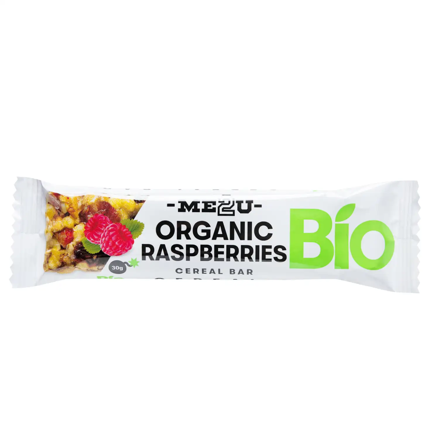 Ekol. javainių batonėlis ME2U RASPBERRY, 30 g