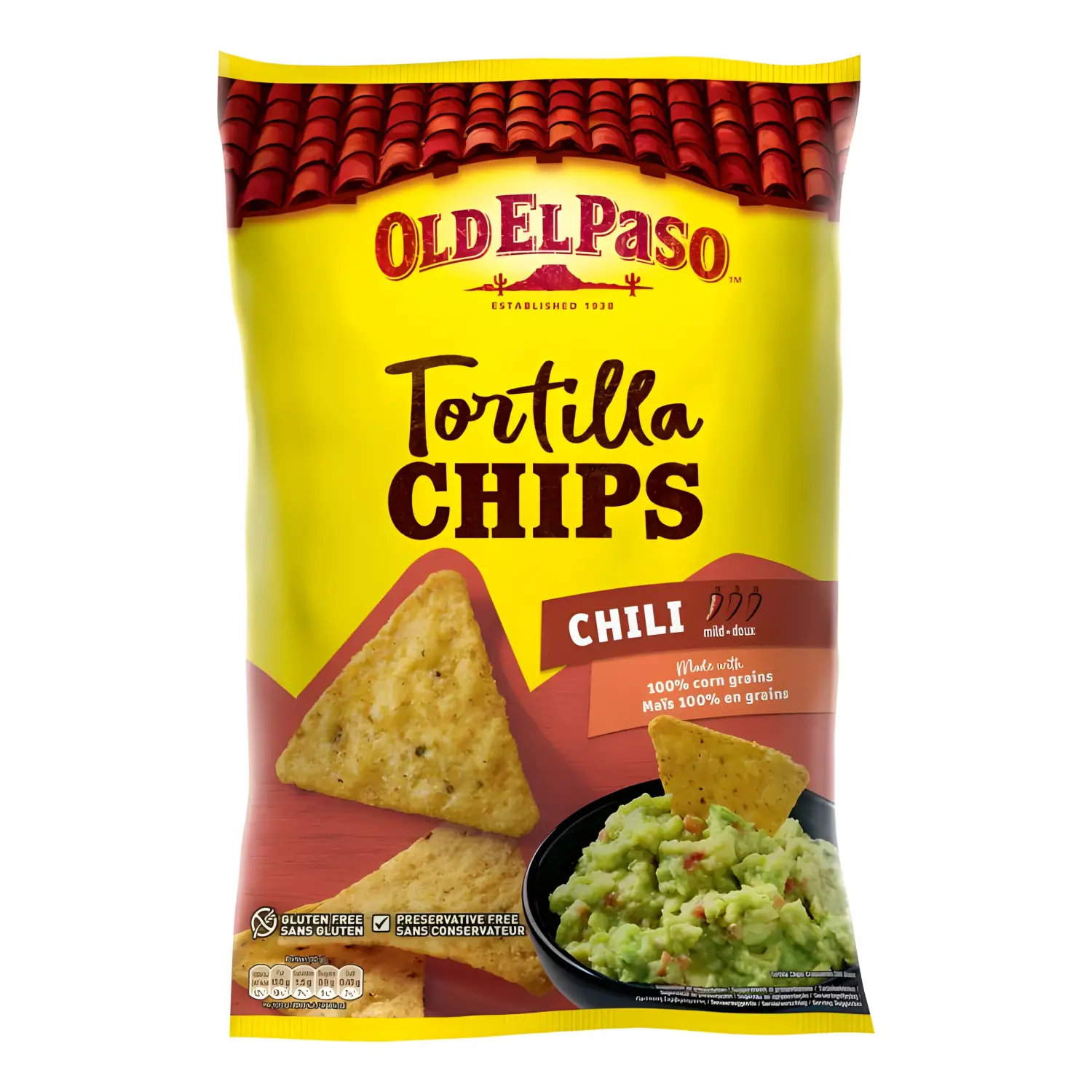 Traškučiai su aitr. papr. OLD EL PASO, 185 g