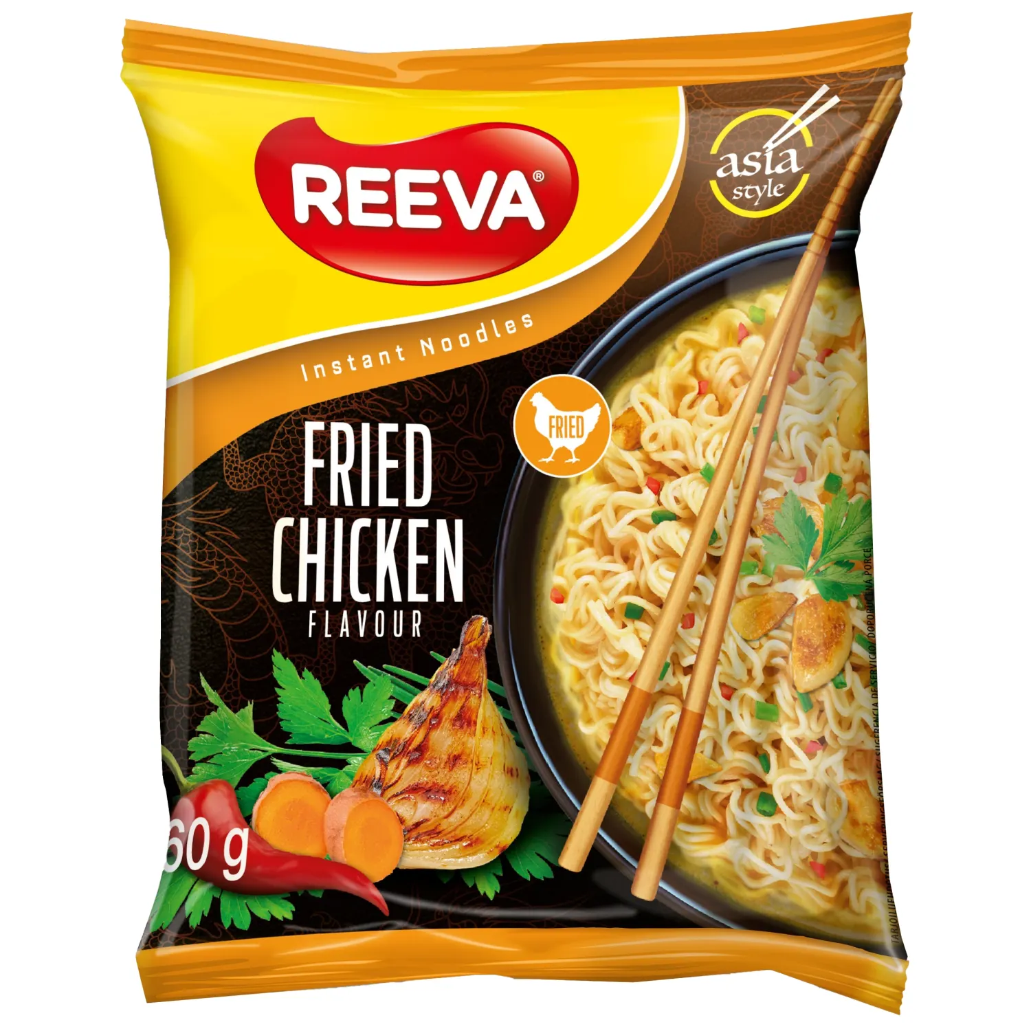 Kiirnuudlid Reeva Asia kana maitsega 60g