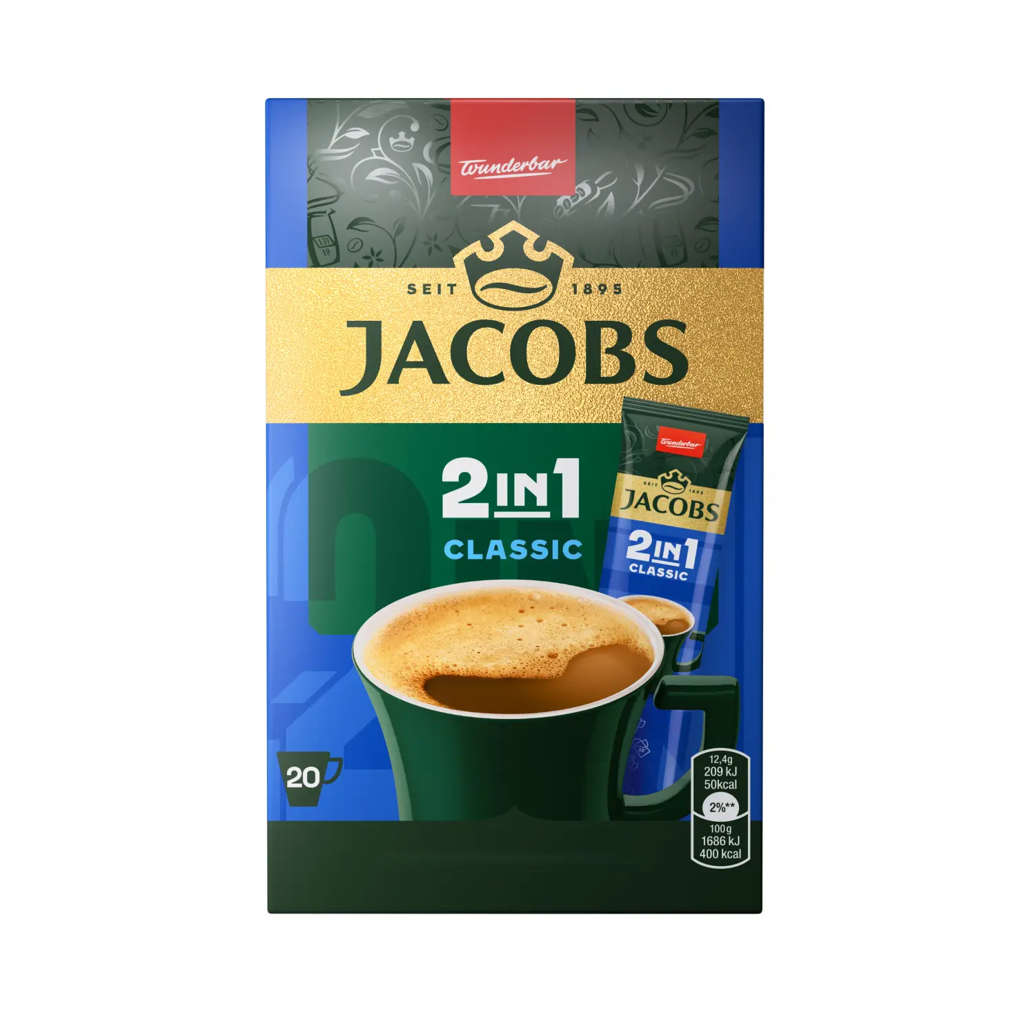 Kafijas dzēriens Jacobs mix 2in1 14g