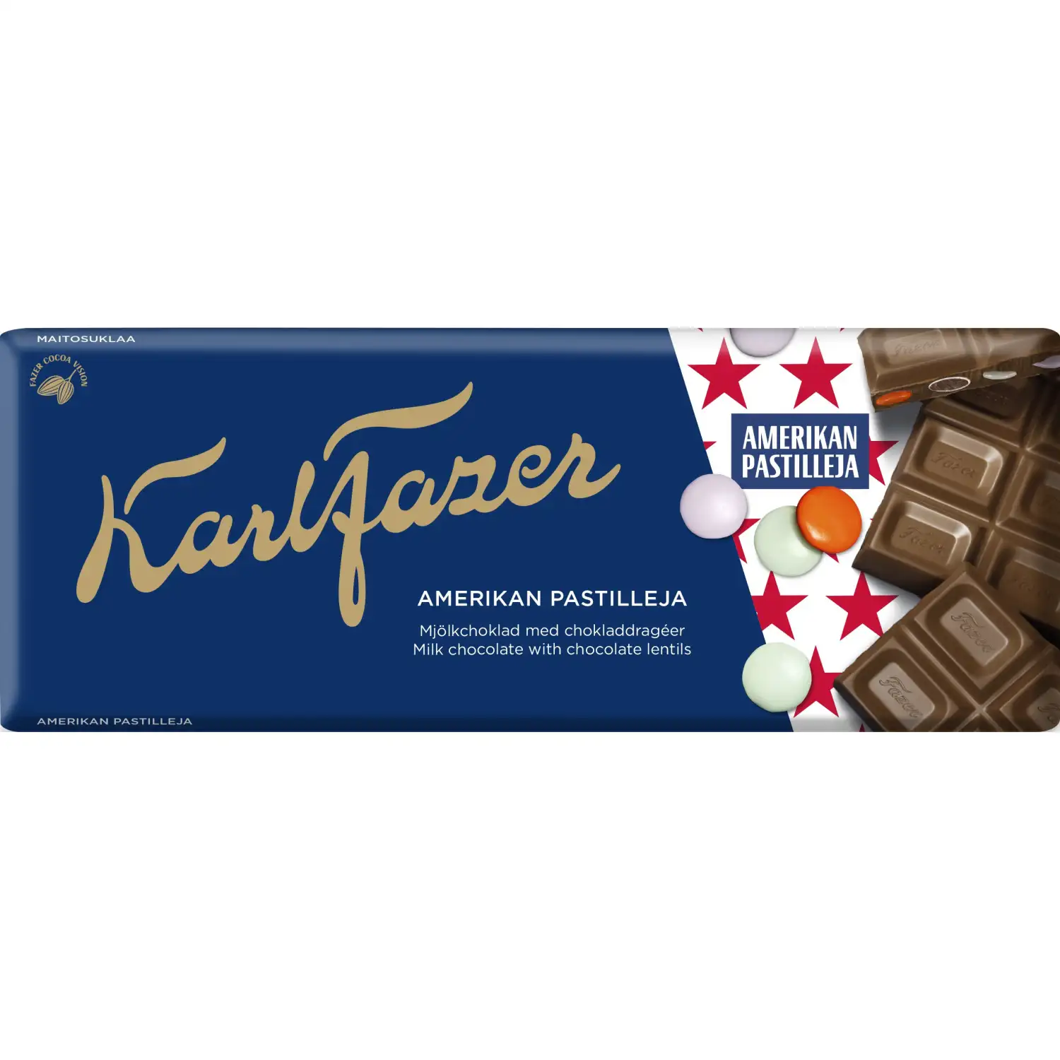Piimašok. šok.dražeedega Karl Fazer 180g