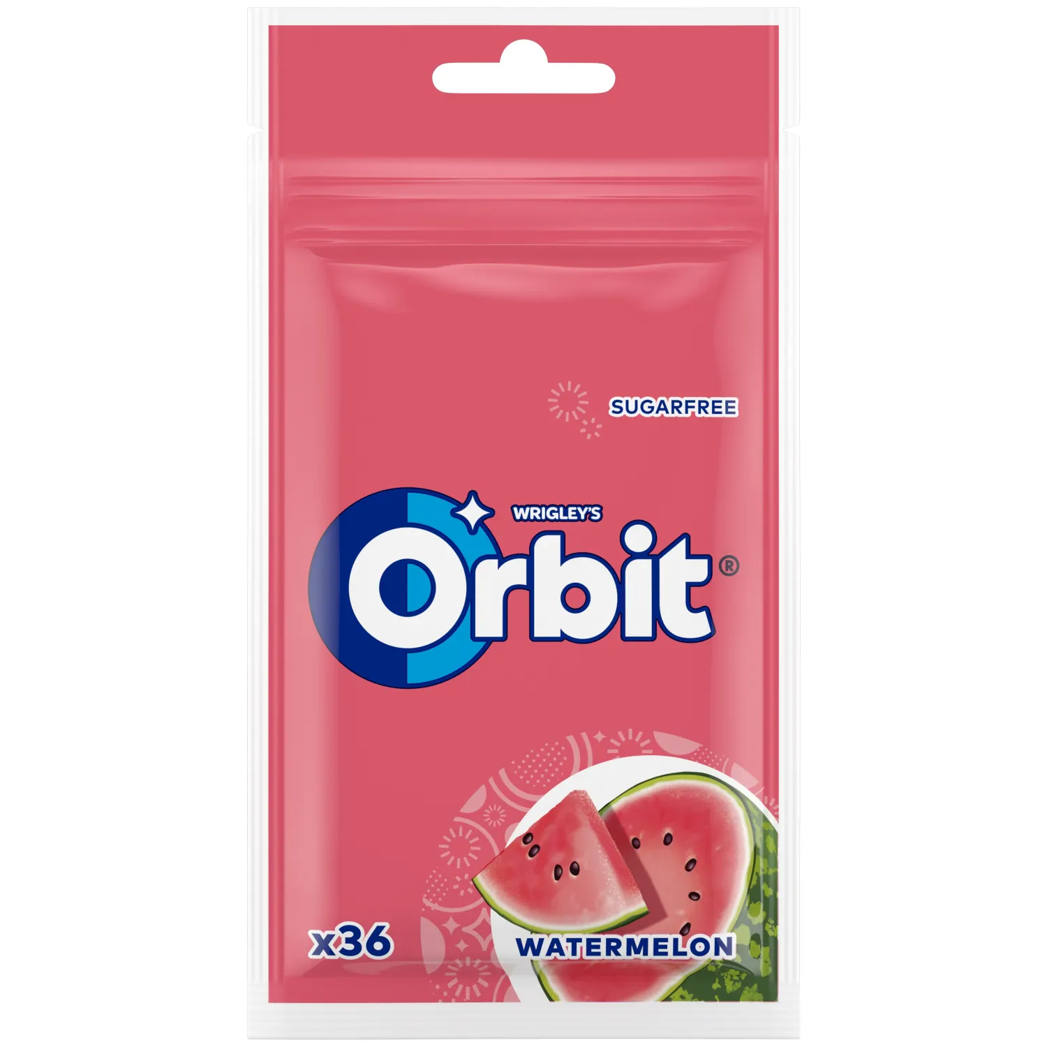 Närimiskumm Orbit Watermelon magusain. 50g