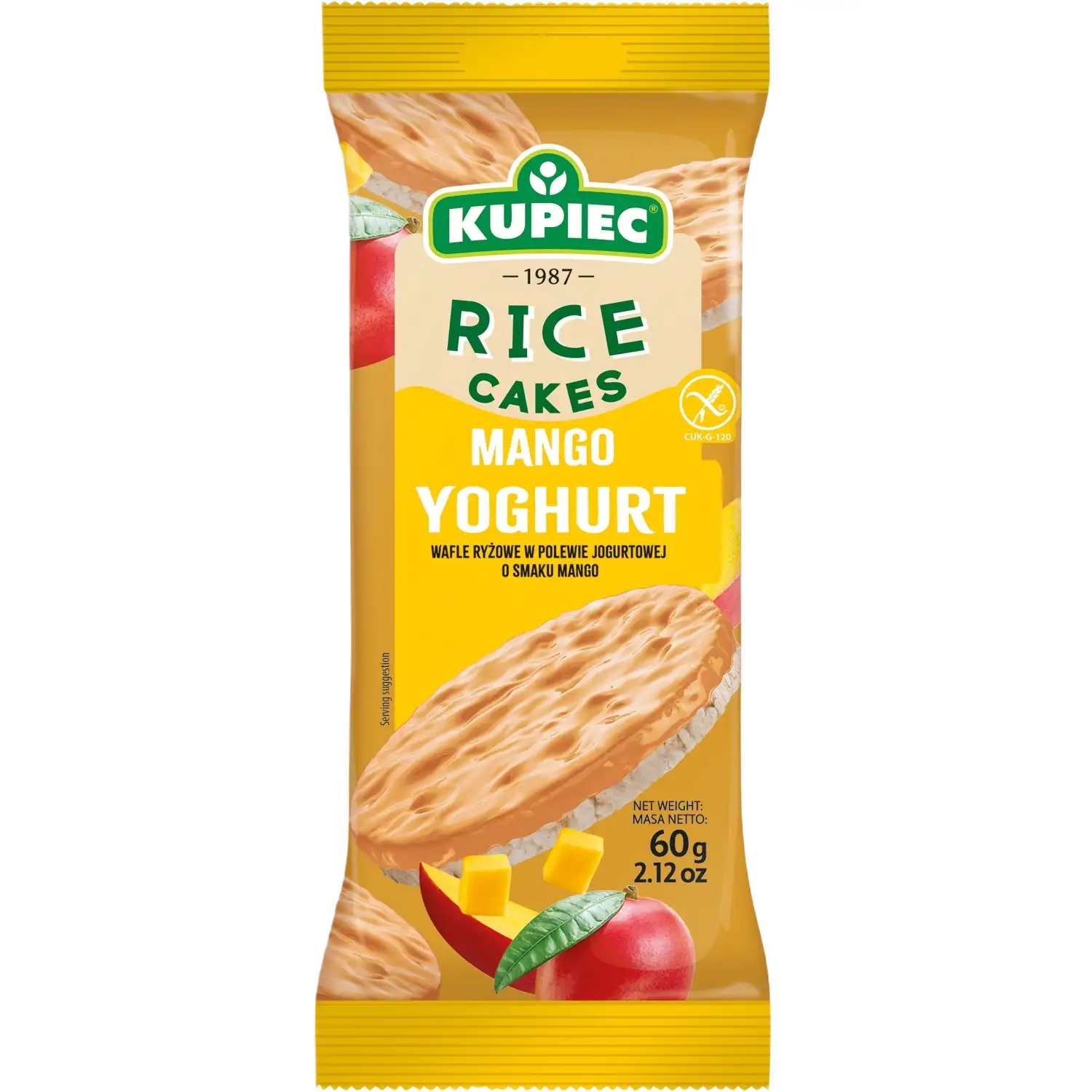 Ryž. trapučiai su mango sk. glaz. KUPIEC, 60g