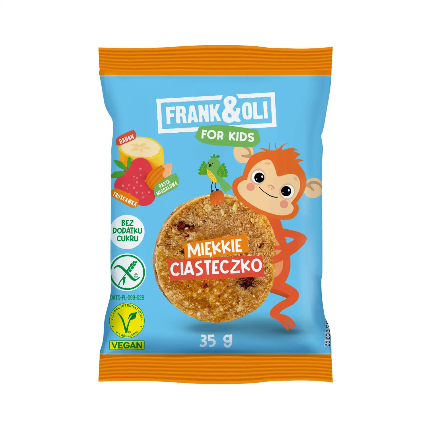 Sausainis su migdolų pasta FRANK&OLI, 35 g