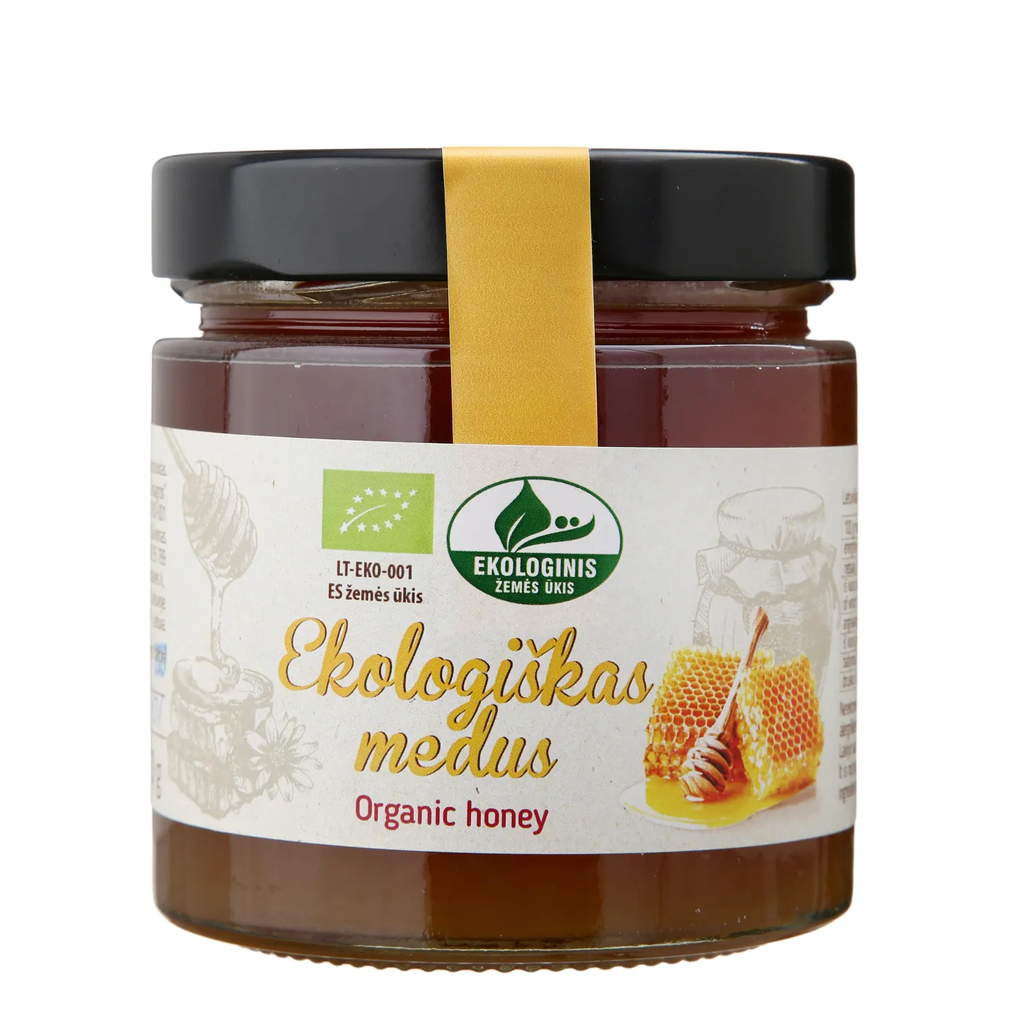 Ekologiškas medus MEDAUS NAMAI, 500 g