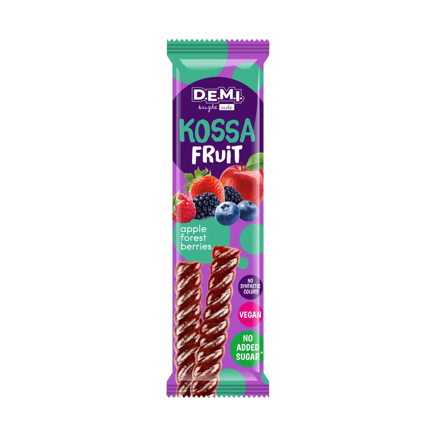 Želin. sald. su uogų sult. KOSSA FRUIT, 15 g