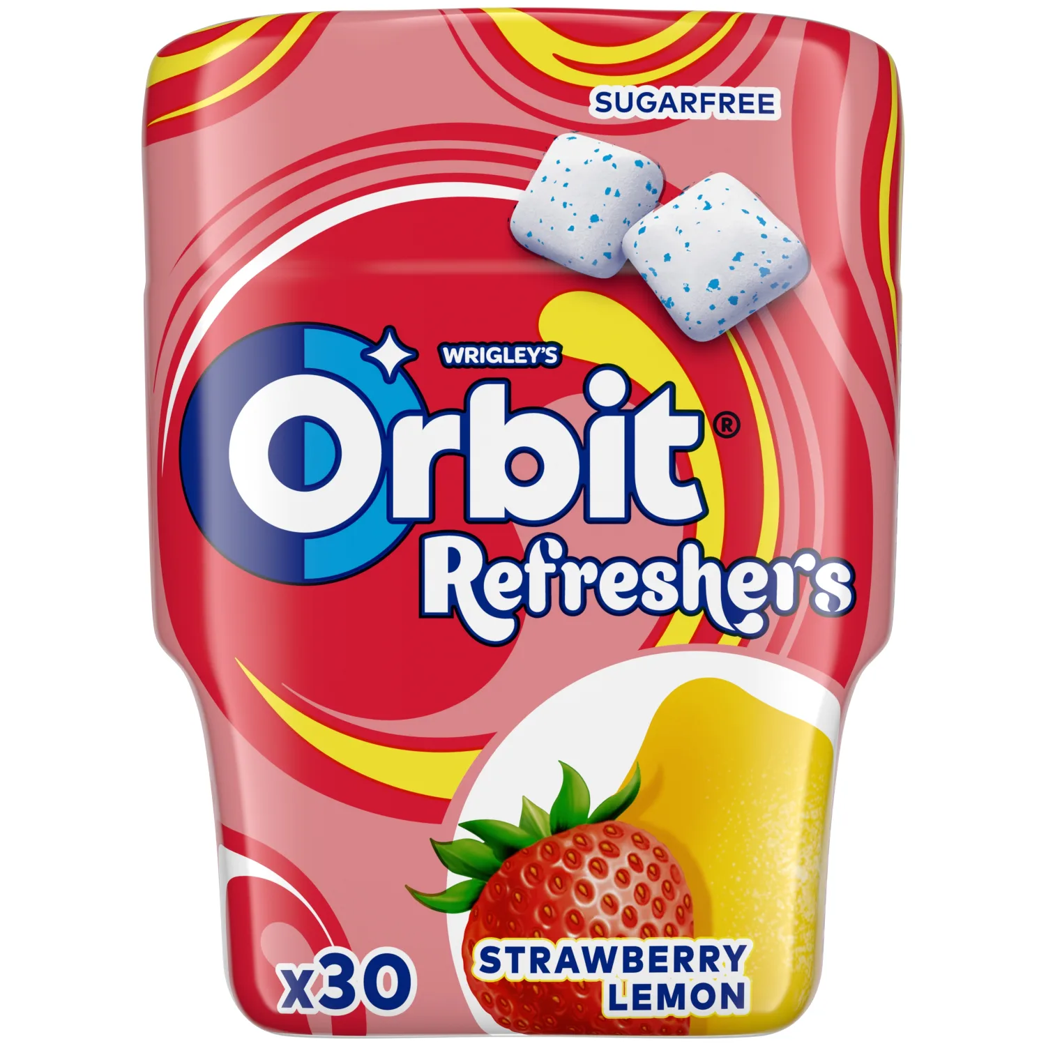 Košļ. gum. Orbit Refreshers Strawb. Lemon 67g