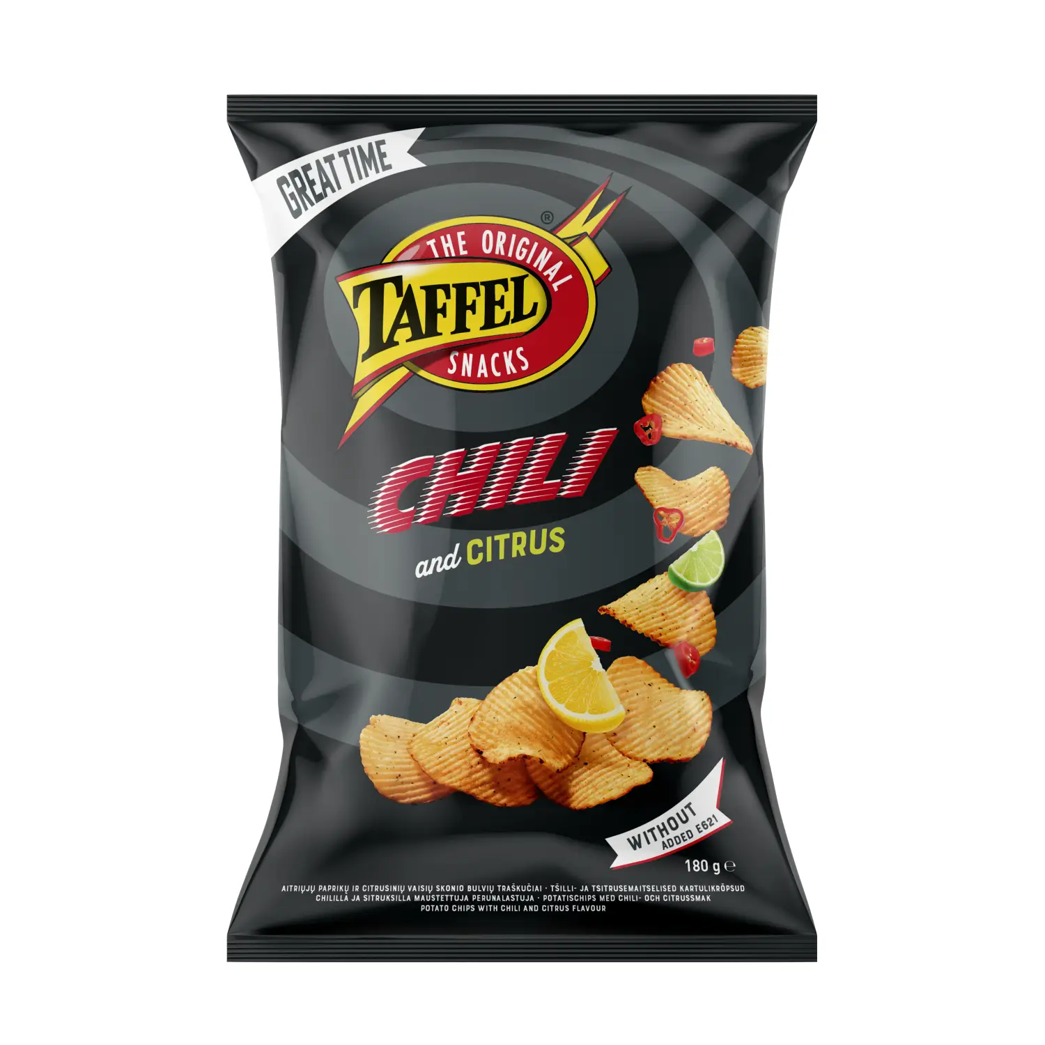 Kartulikrõpsud tšilli-tsitrus Taffel 180g