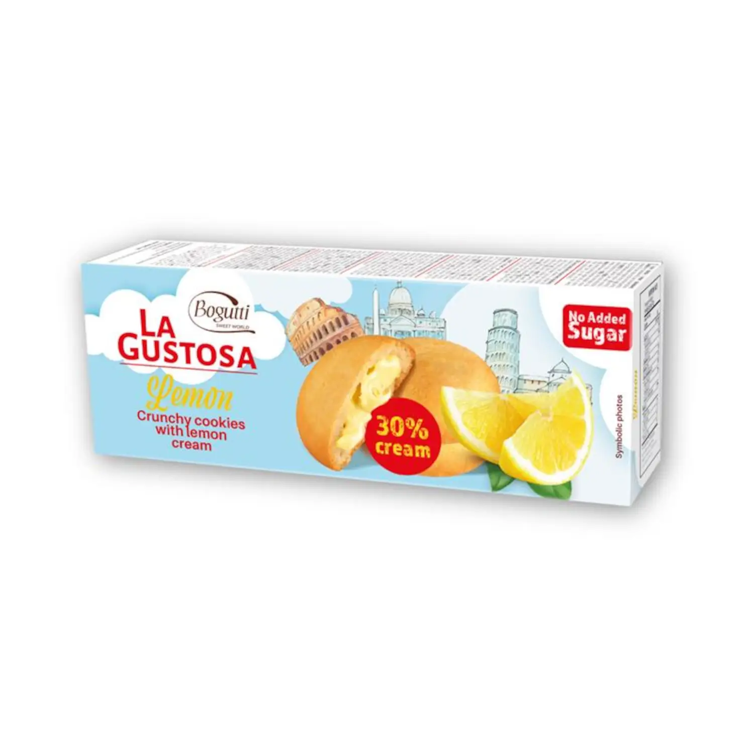 Sausainiai BOGUTTI LA GUSTOSA LEMON, 150 g