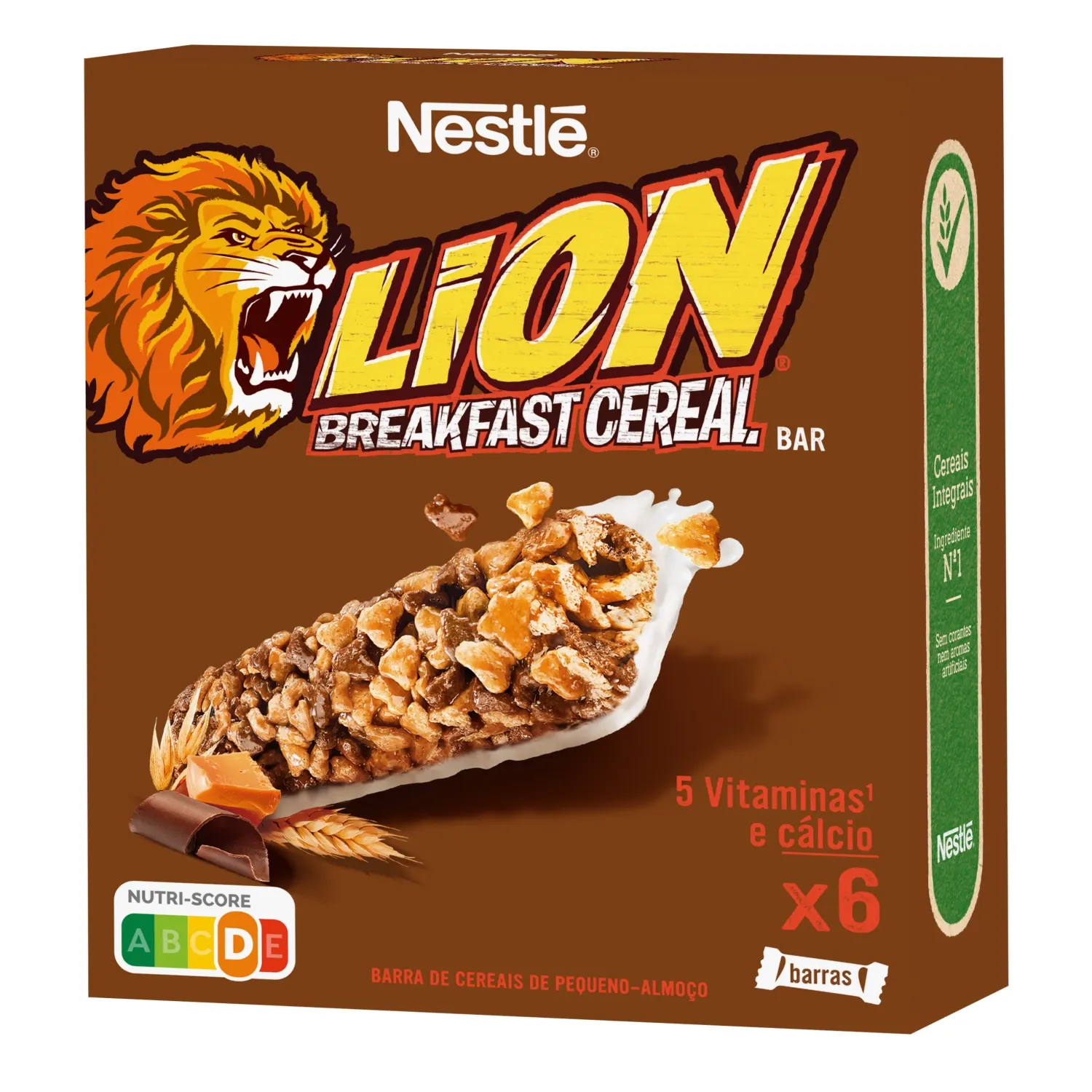 Pusryčių batonėlis NESTLE LION, 6 x 25 g