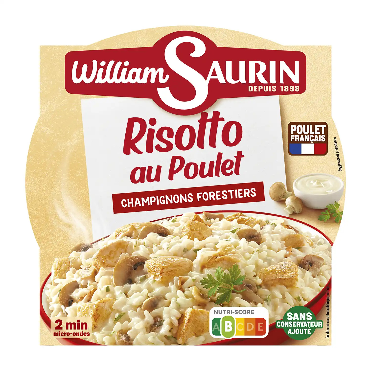 Risoto kana ja seentega William Saurin 280g