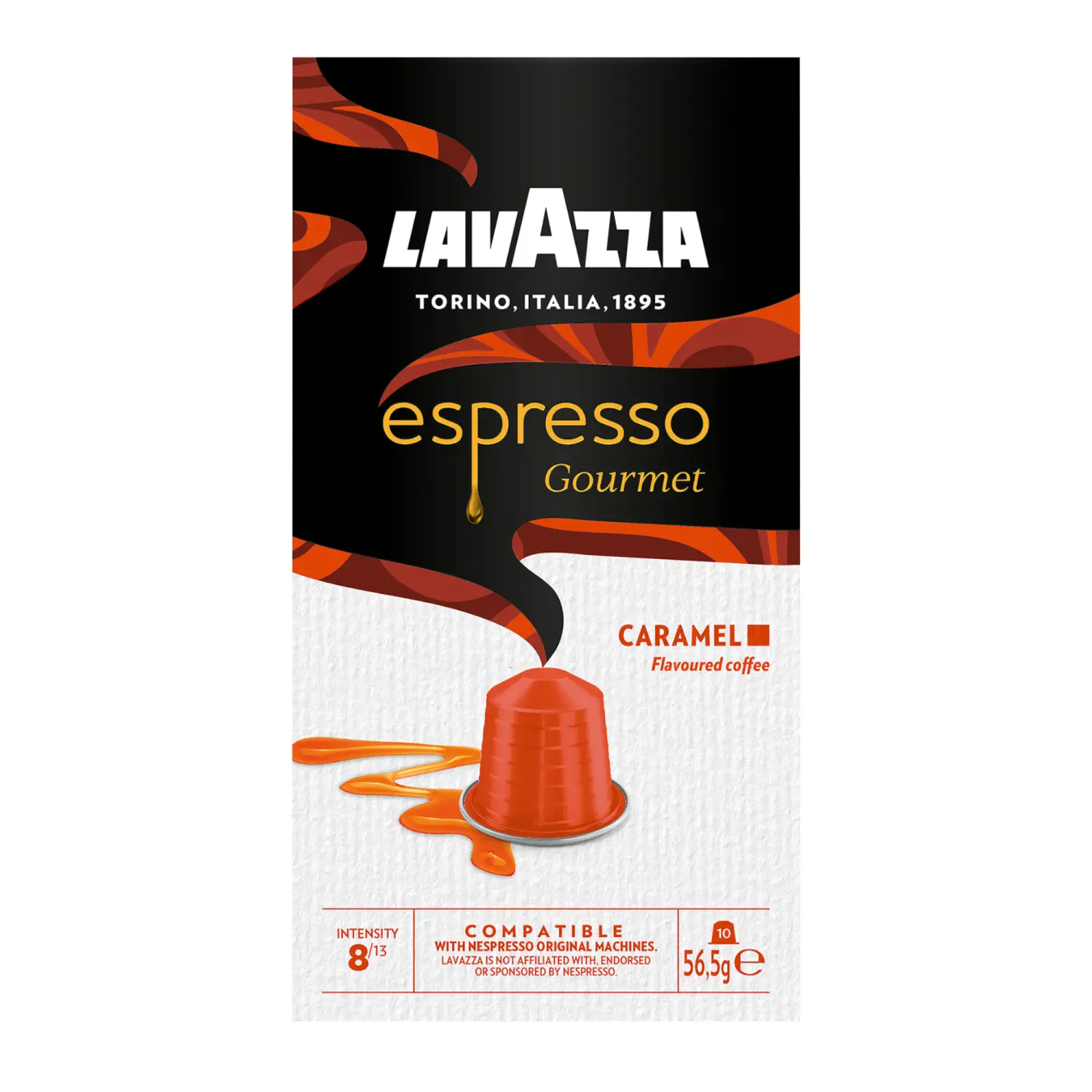 Kavos kap. LAVAZZA GOURMET CARAMEL, 56,5 g