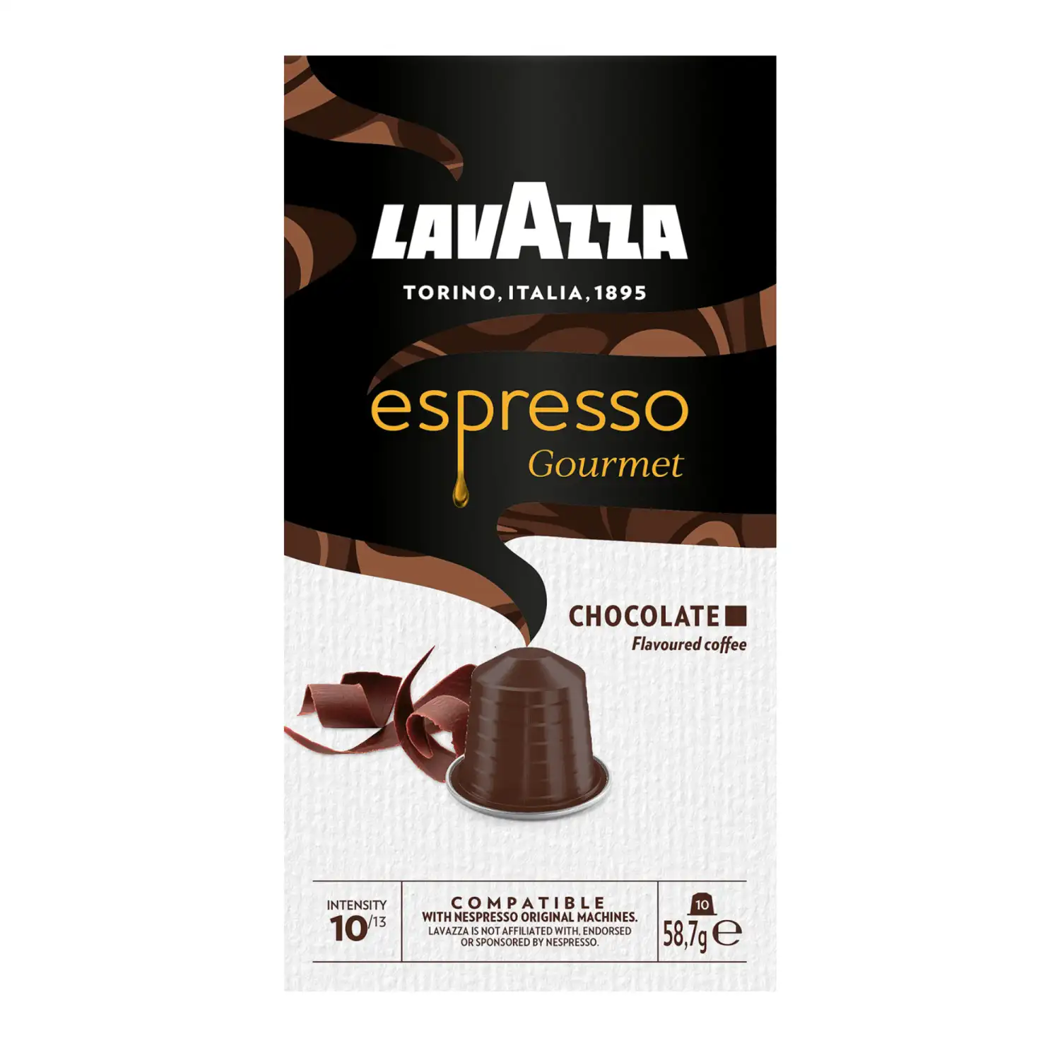 Kafijas kaps. Lavazza Gourmet Chocolate 58,7g