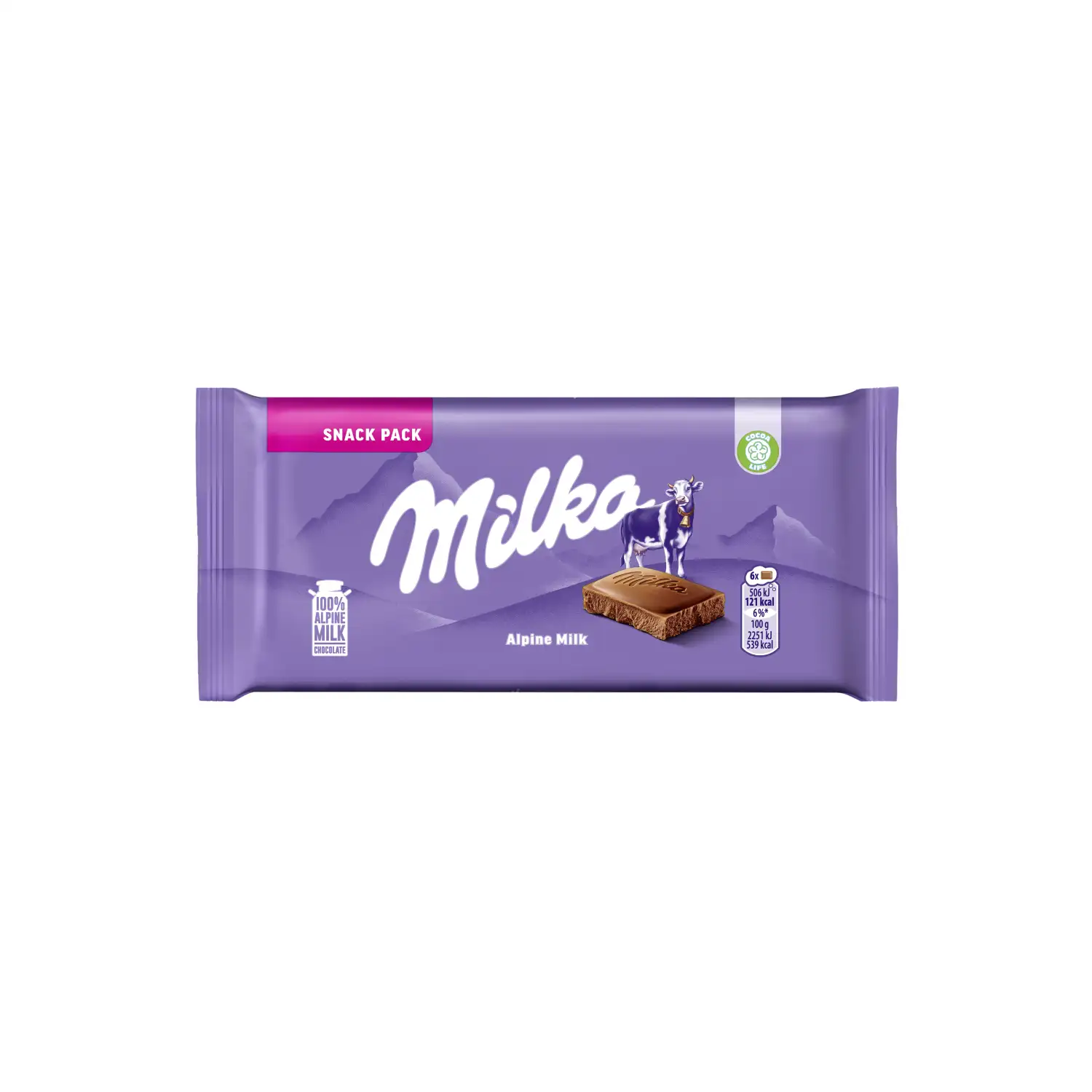 Pieninis šokoladas MILKA, 45 g