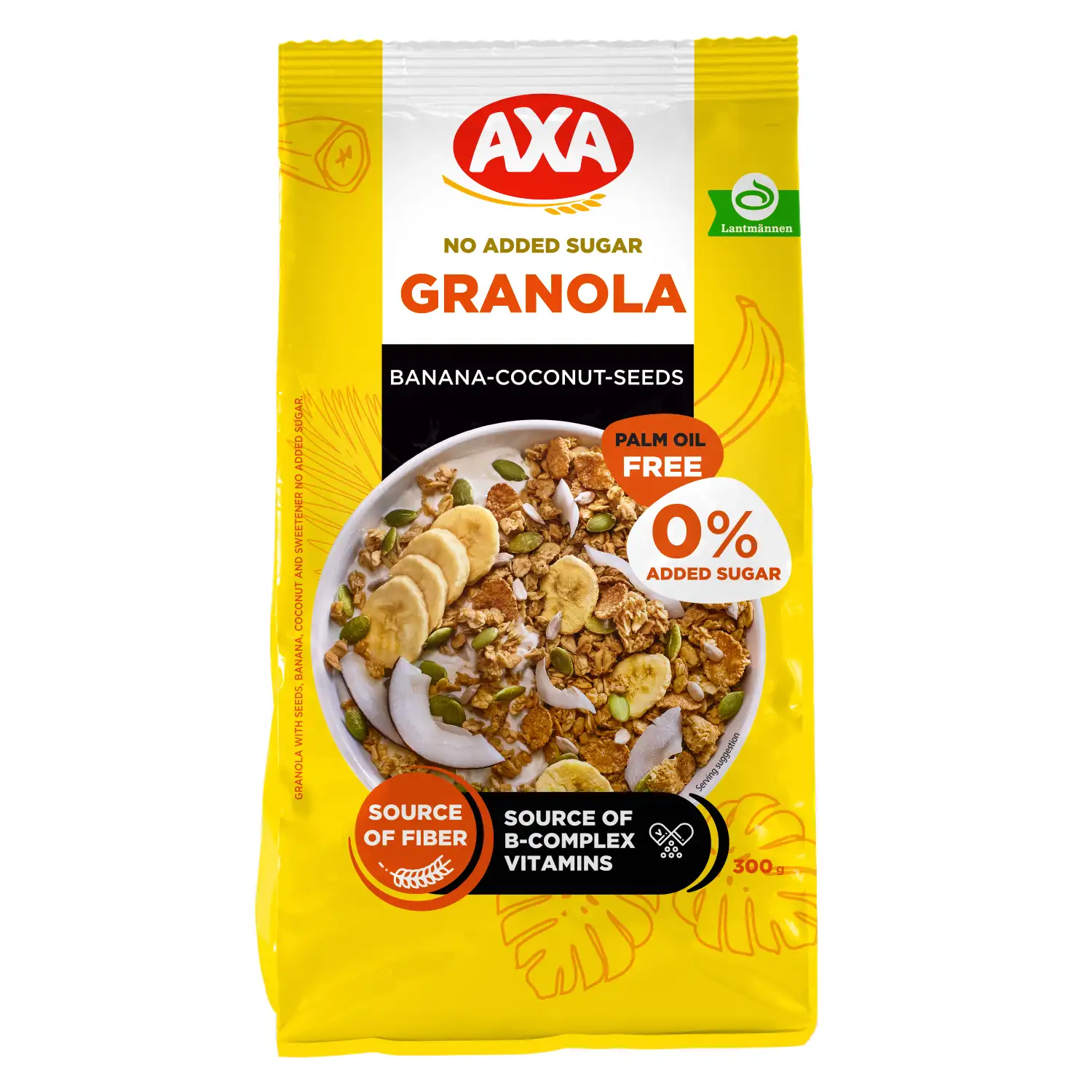 Gran. Axa ar sēklām, banāniem un kokosr. 300g
