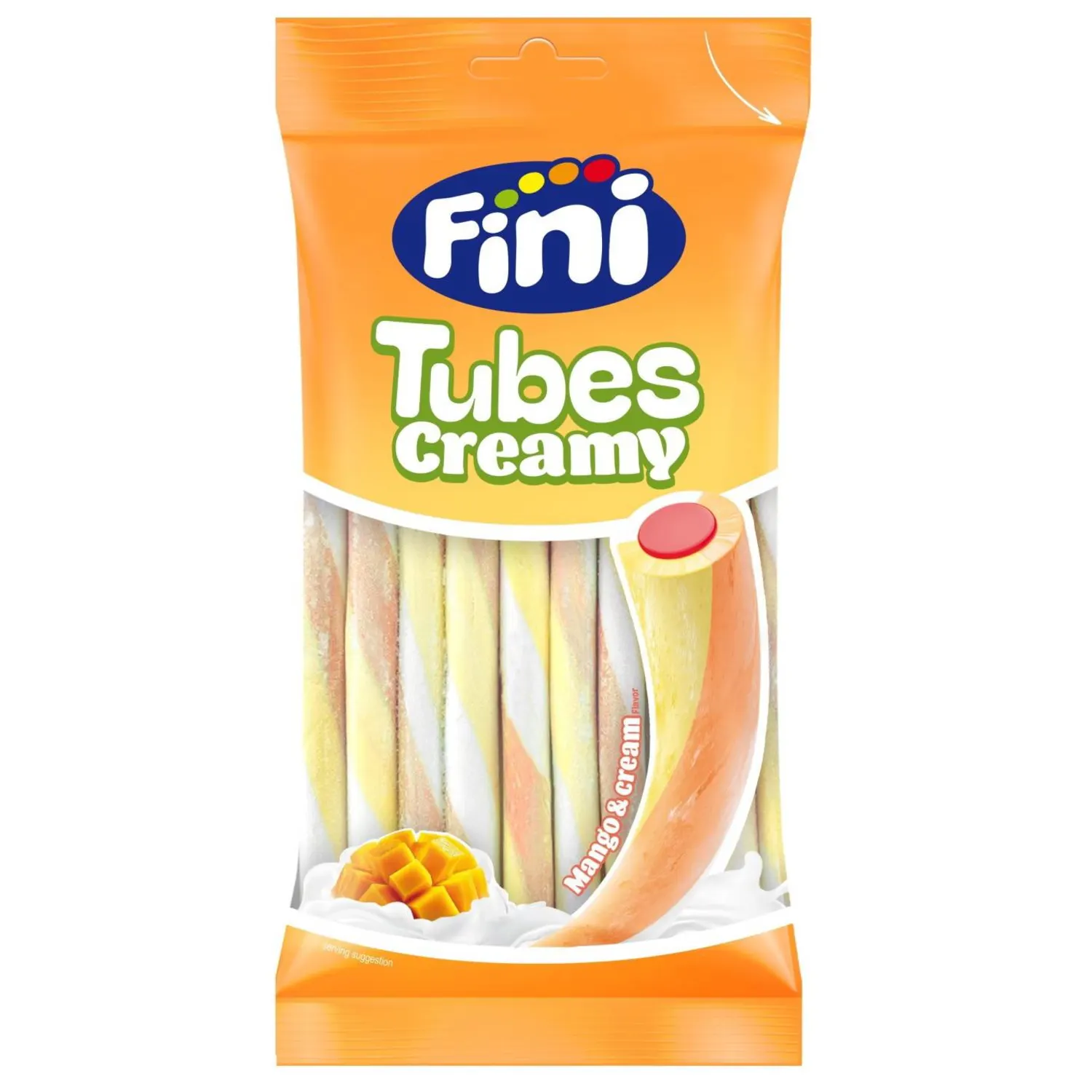 Mango skonio guminukai TUBES FINI, 80 g