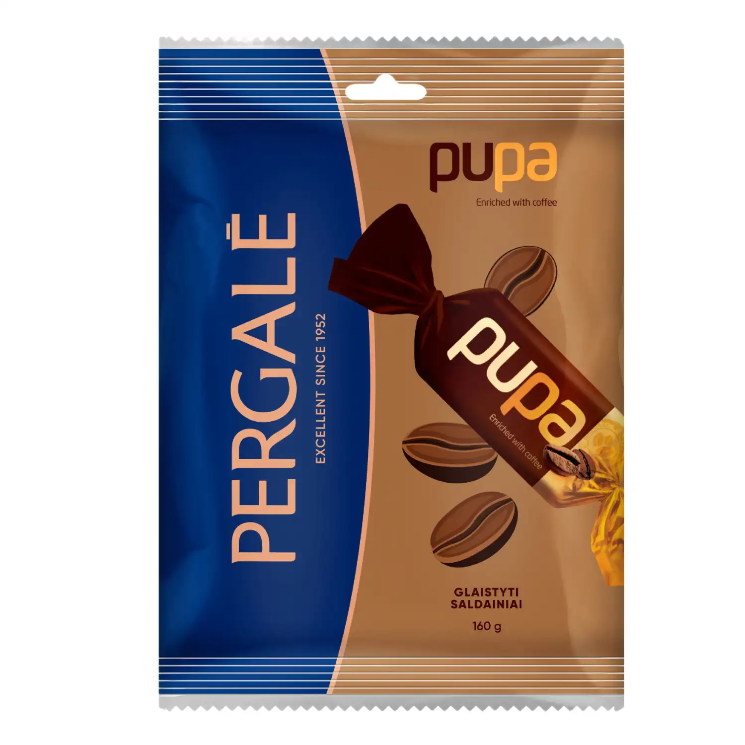 Konfektes Pergale Pupa 160g