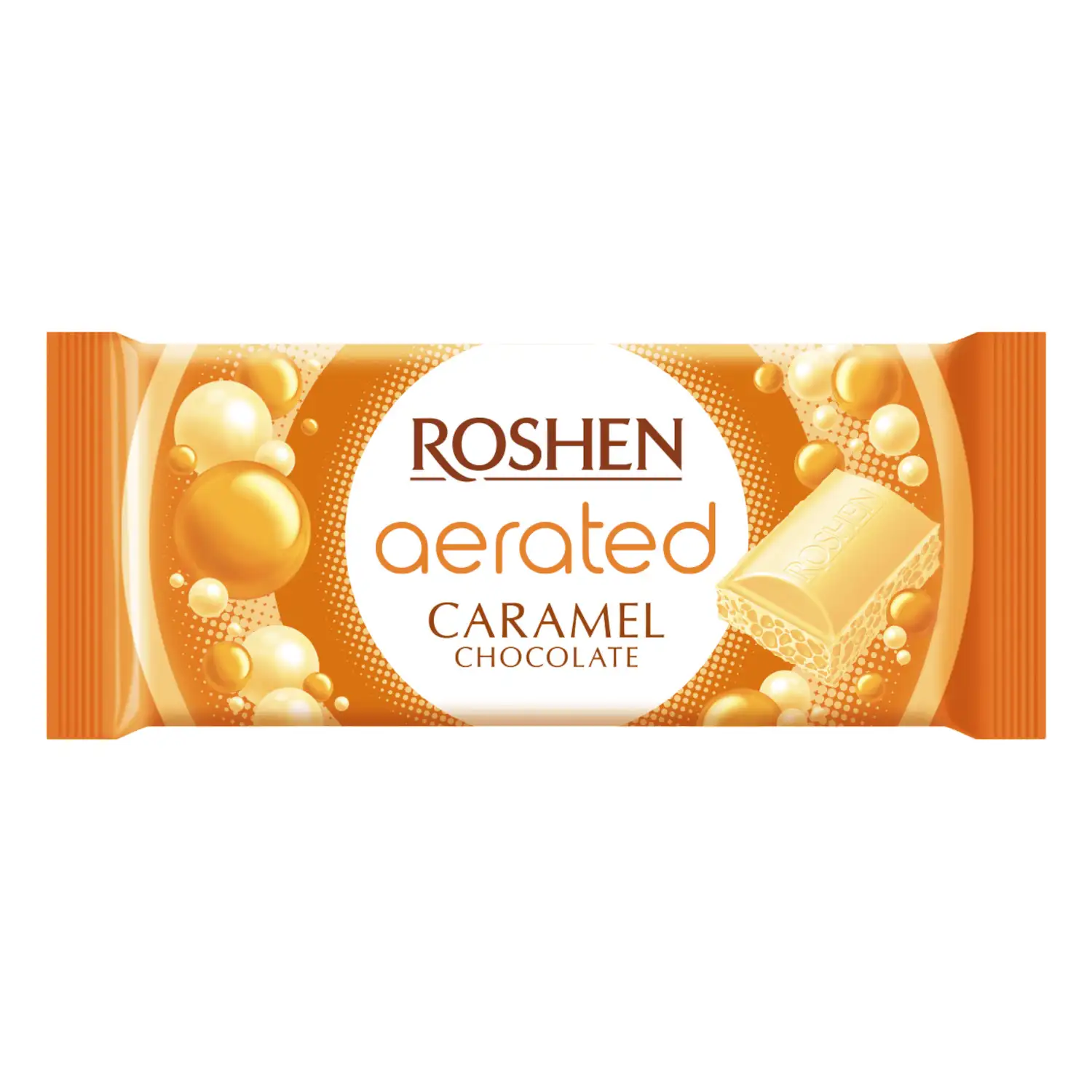 Balt. porėt. šokoladas su karam. ROSHEN, 80 g