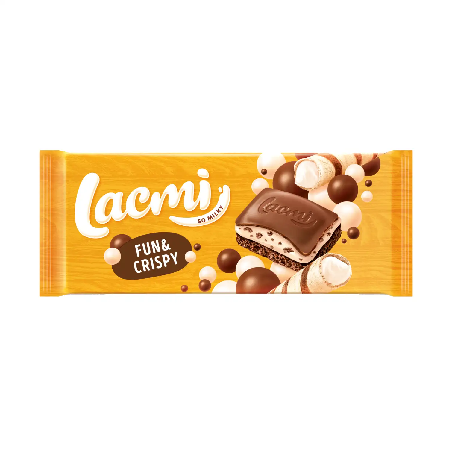 Piimašokolaad Lacmi Fun&Crispy 85g