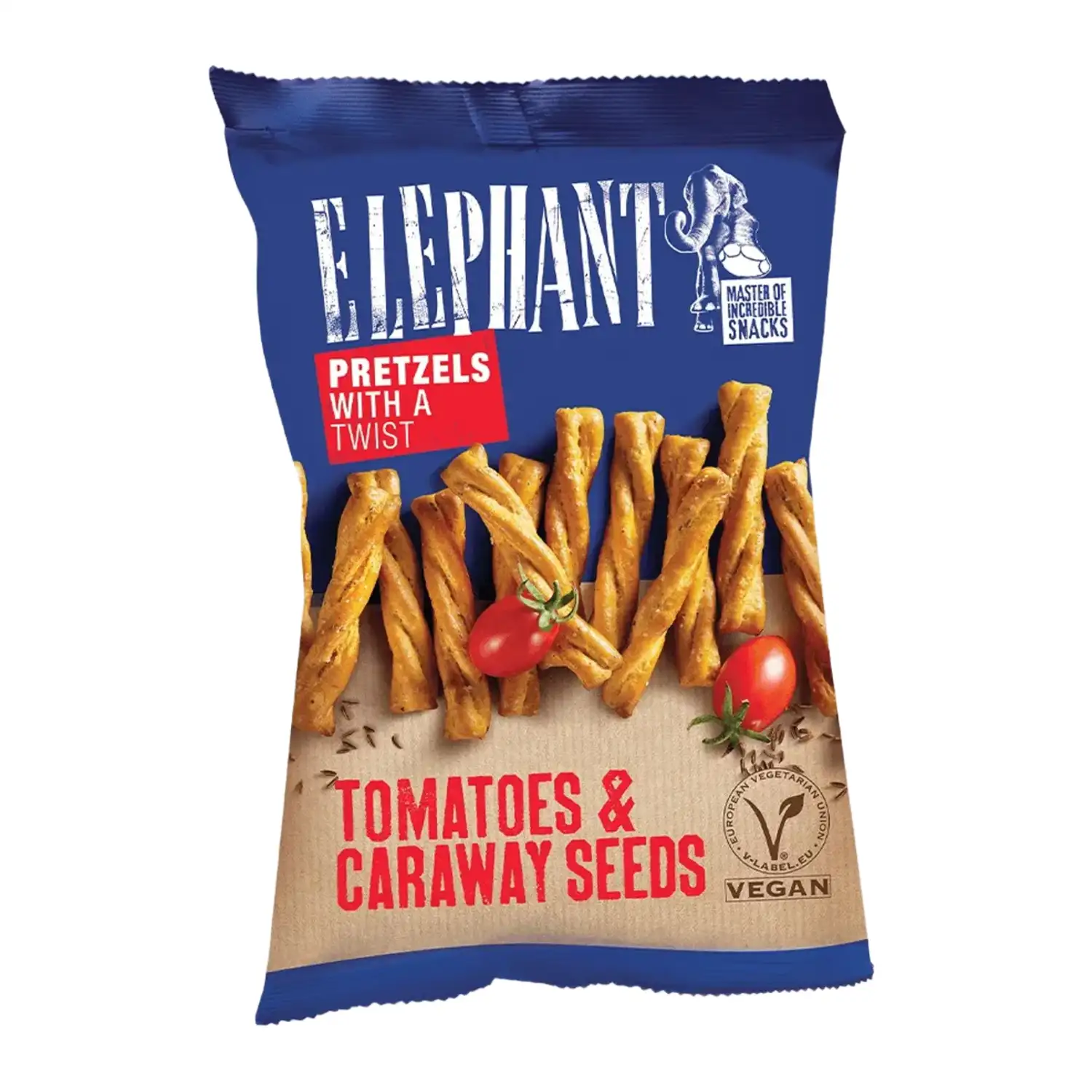 Küpsised tomatite ja köömnetega Elephant 180g
