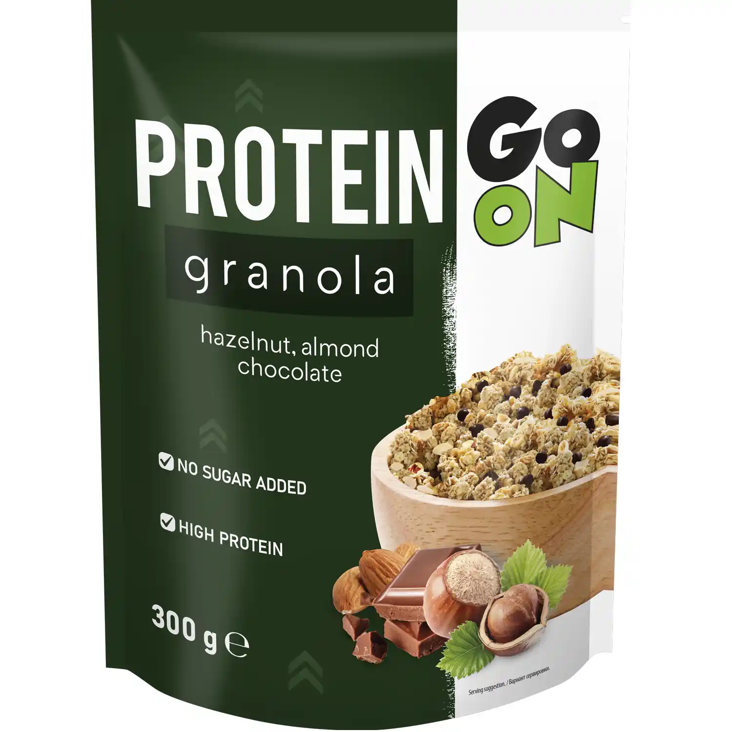 Protein granola GoOn ar šokol.,riekstiem 300g