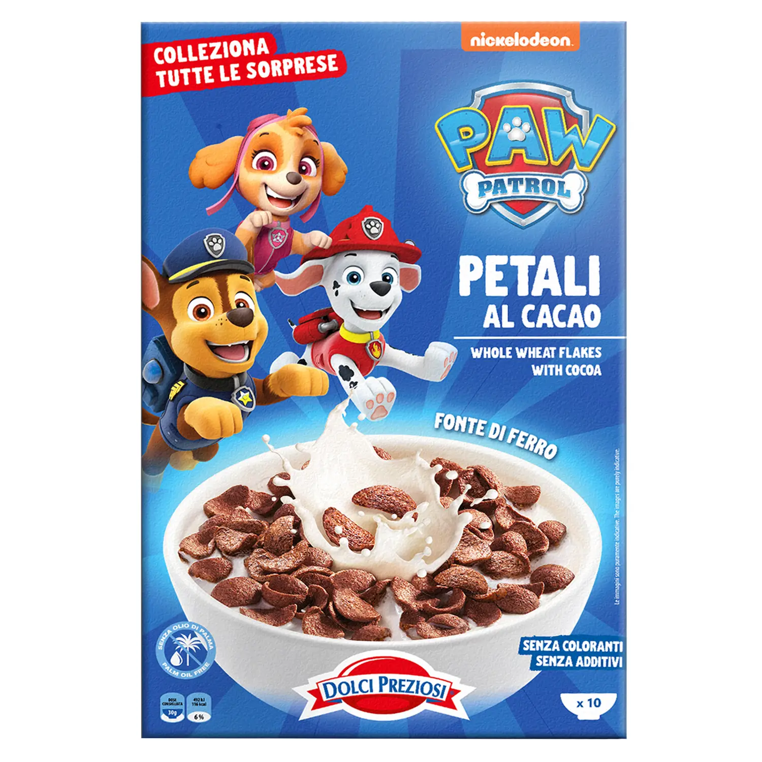 Sausās brokast. Paw Patrol kakao pārslas 300g