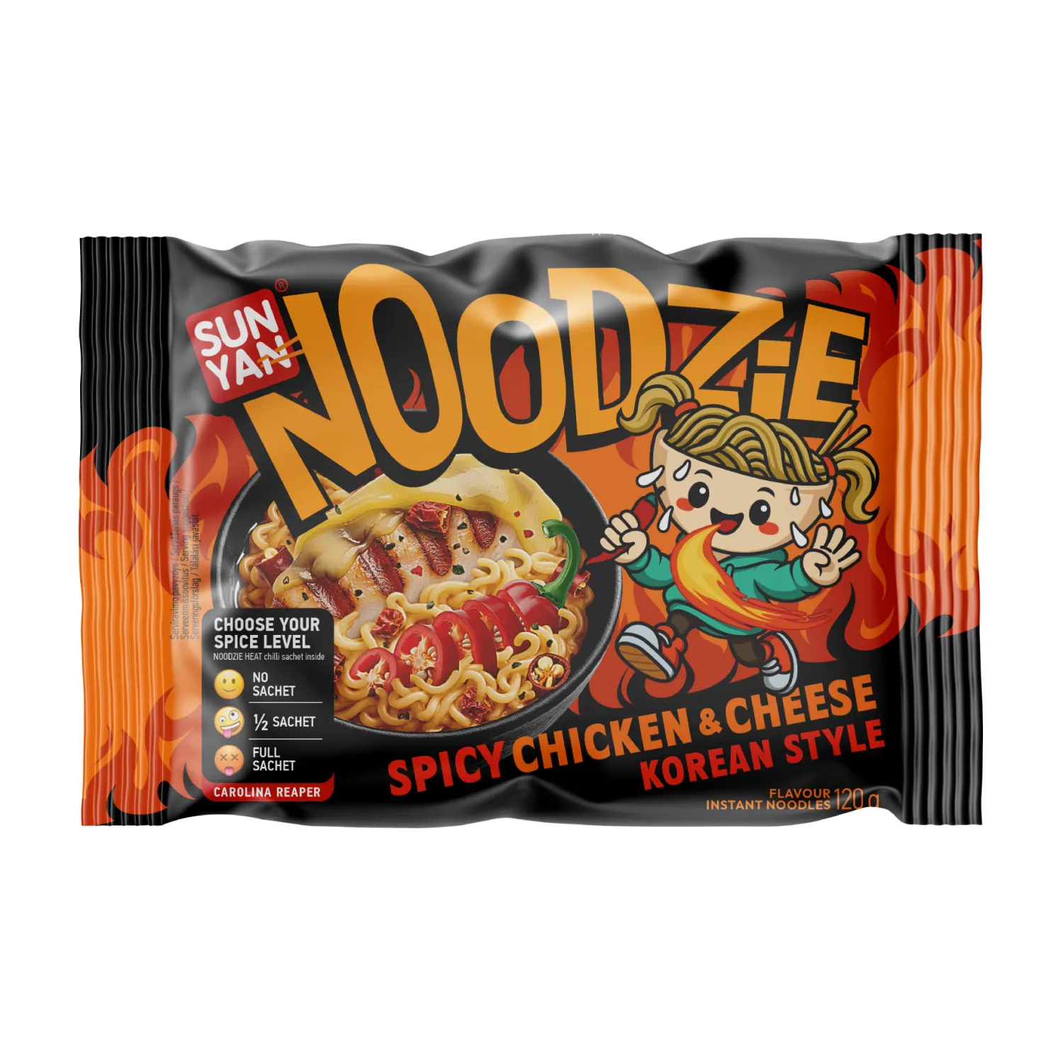Makaronai NOODZIE CHICKEN & CHEESE, 120 g