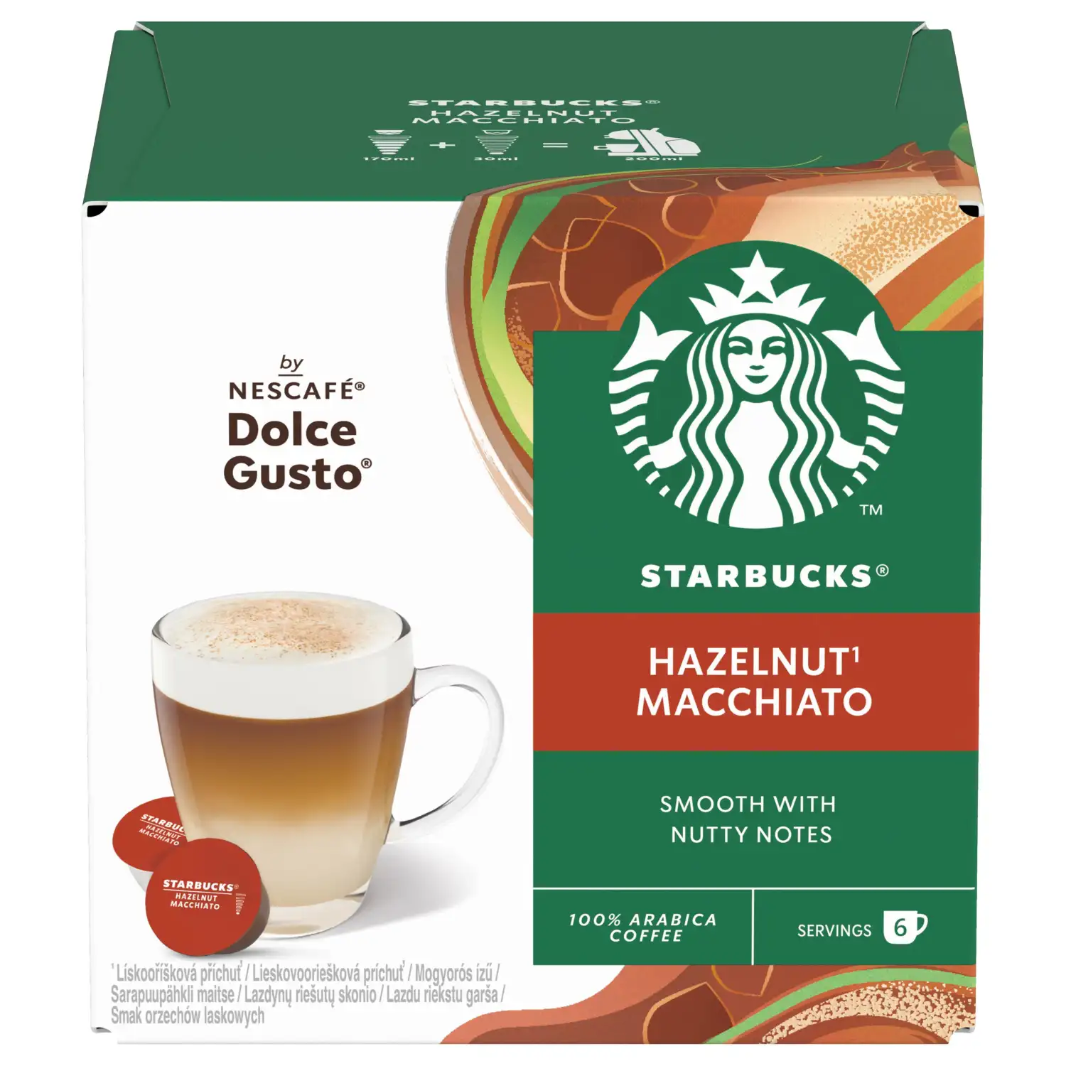 Kafijas kapsulas Starbucks Dolce Gusto 123g