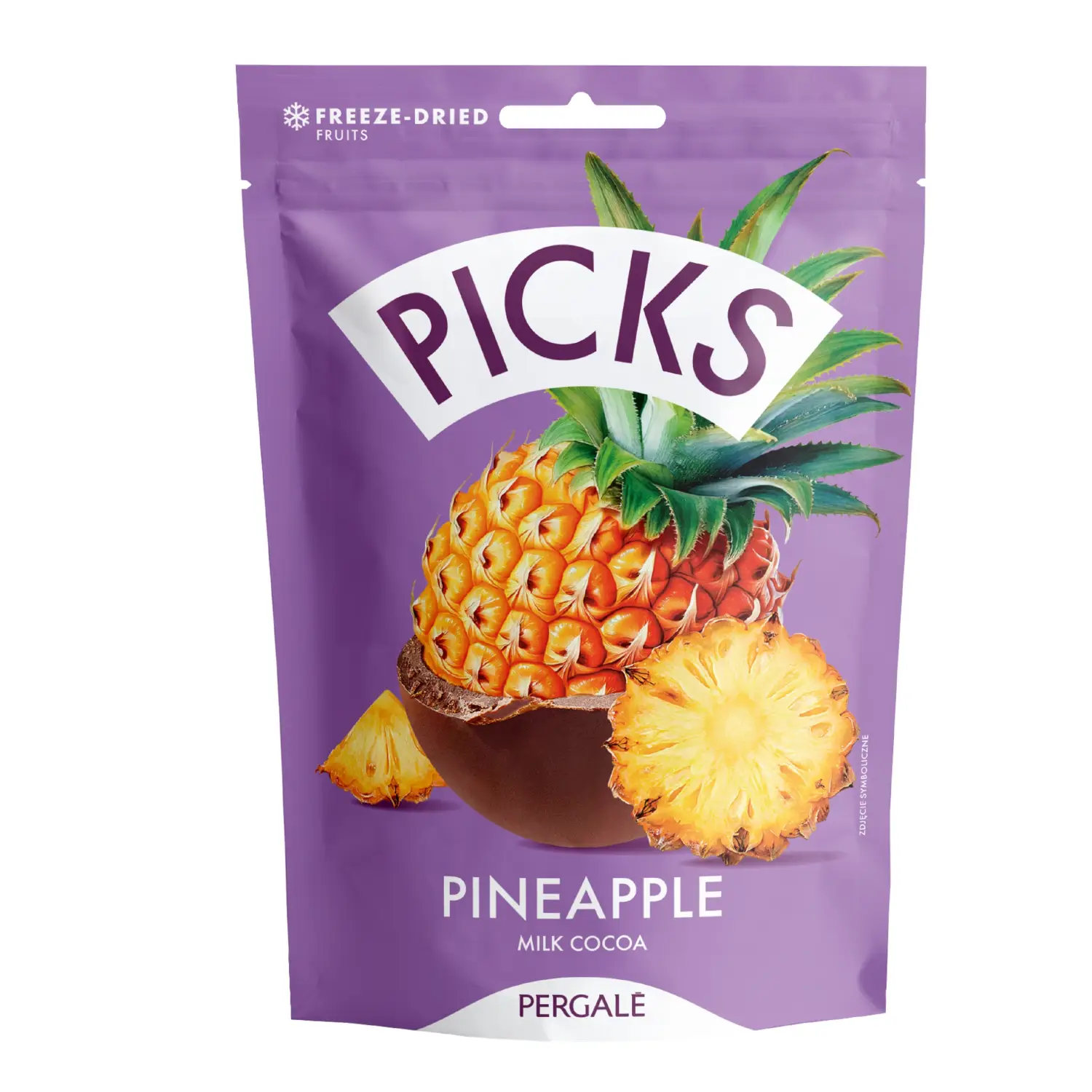 Ananassipüree kakaoglasuur. Pergale Picks 90g