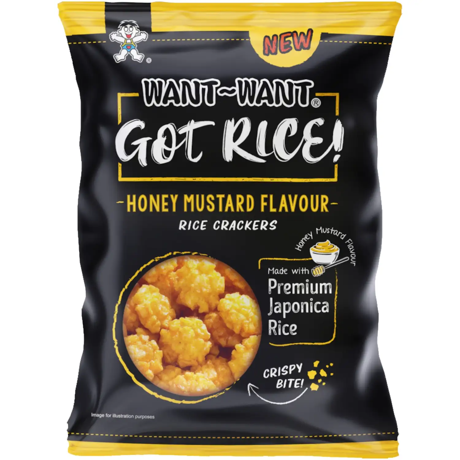 Rīsu krekeri Got Rice medus, sinepju g. 85g