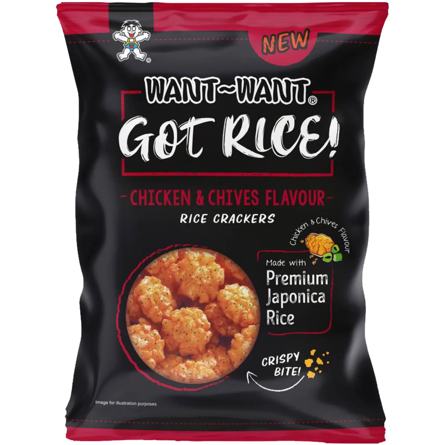 Rīsu krekeri Got Rice vistas, lociņu g. 85g