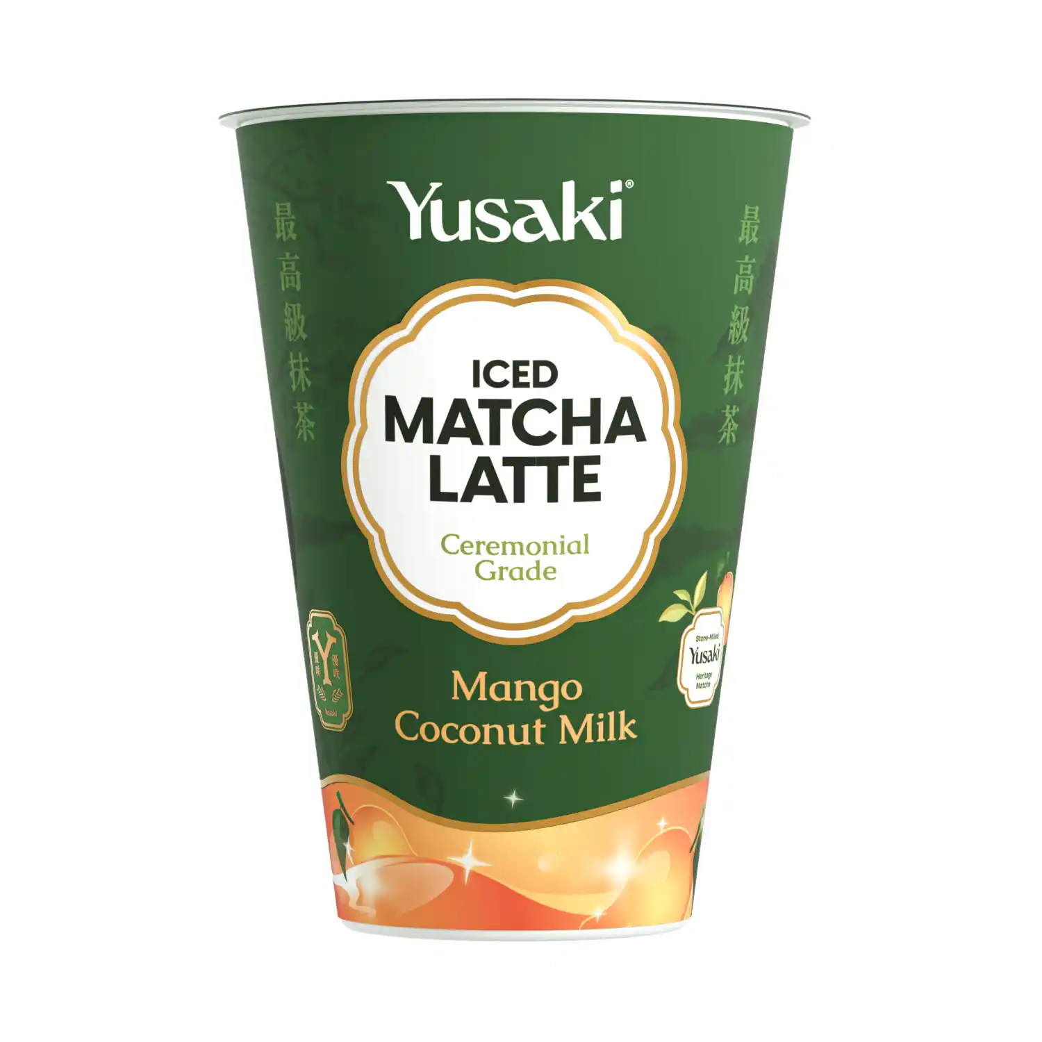 Mangų sk. arbatos gėr. YUSAKI MATCHA, 220 ml
