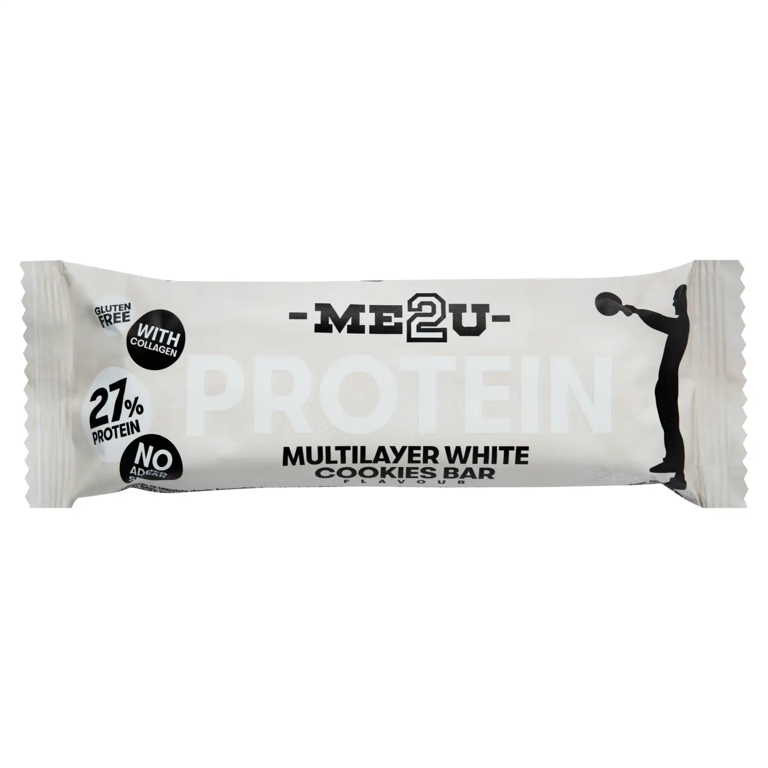 Balt. batonėlis MULTILAYER COOKIES ME2U, 50 g